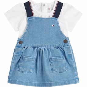 Urban appeal Cozy Design Tommy Hilfiger Denim Medium 01 Denim Dungaree Dress