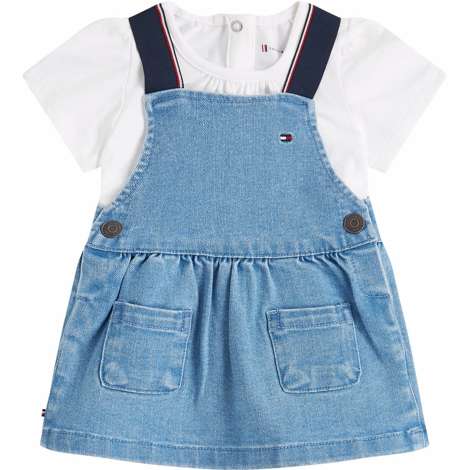 Urban appeal Cozy Design Tommy Hilfiger Denim Medium 01 Denim Dungaree Dress