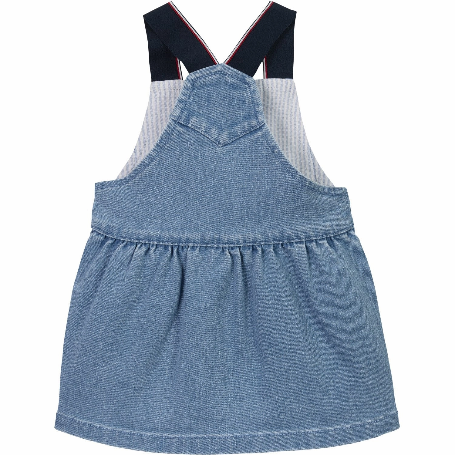 Feminine midi gown FadeResistantColor Tommy Hilfiger Denim Medium Denim Dungaree Dress
