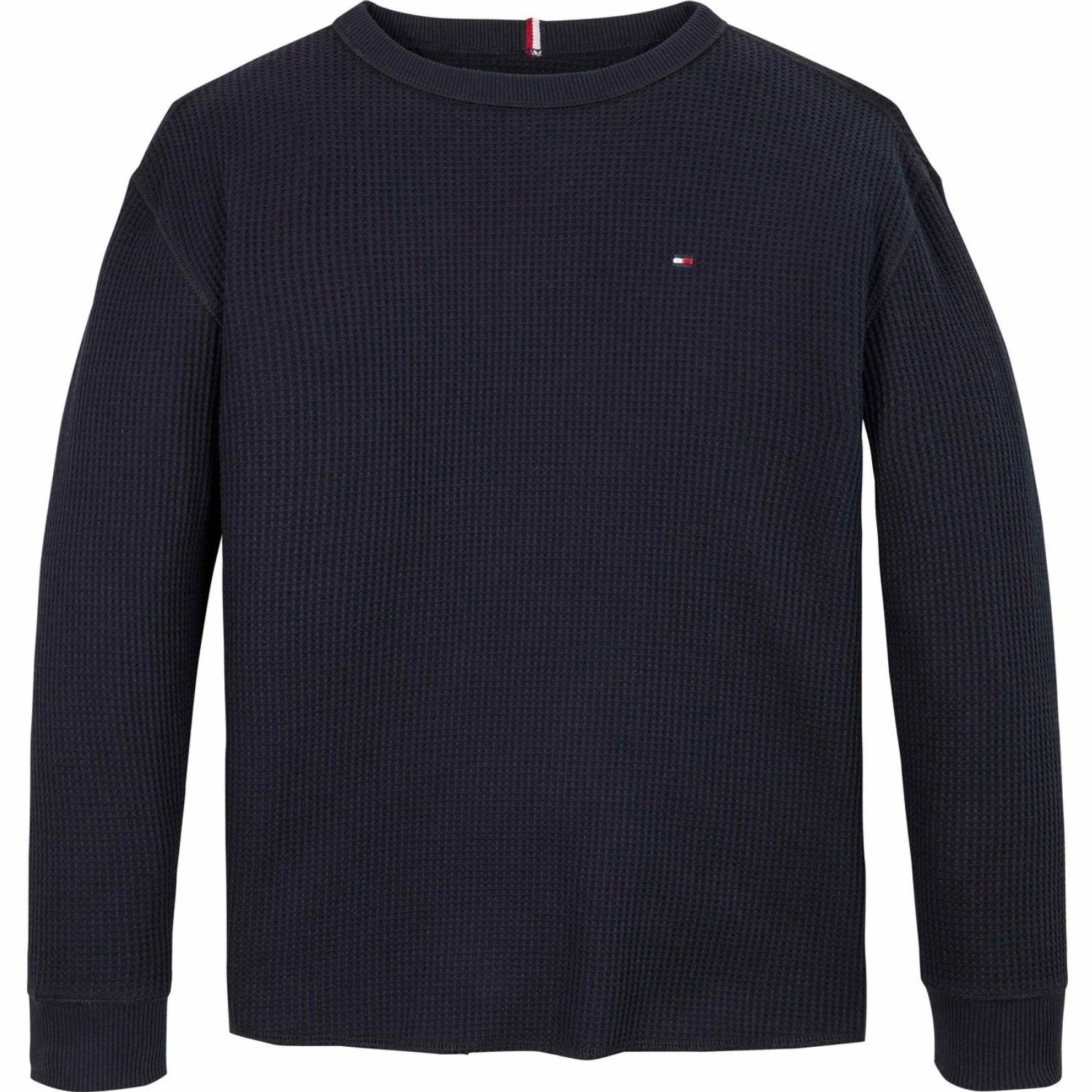 Cozy Feel Trendy Apparel Tommy Hilfiger Desert Sky Flag Mini Waffle Reg Blouse