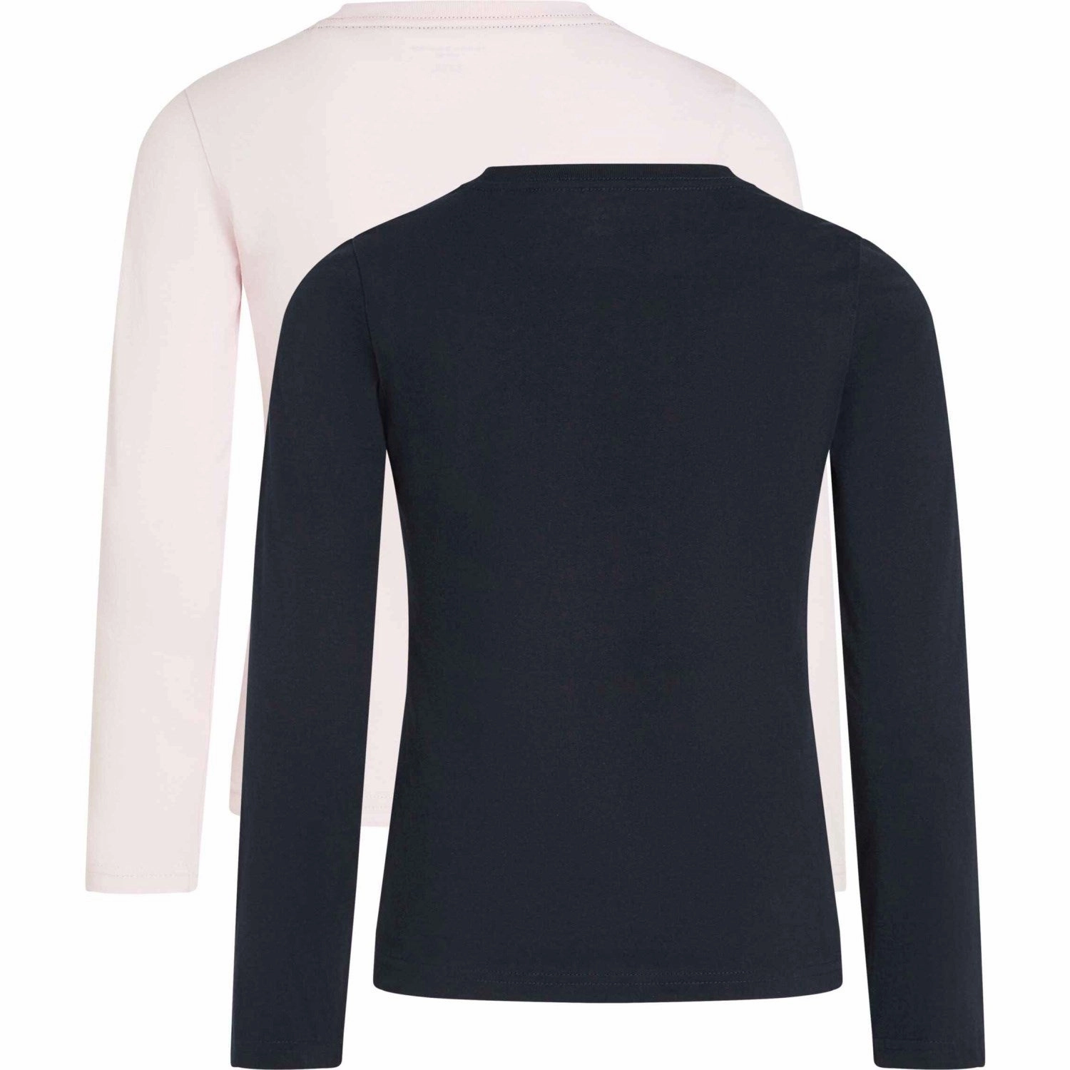 Tommy Hilfiger Desert Sky/Light Pink 2 Pk Ls Tee Eco Certified Fiber