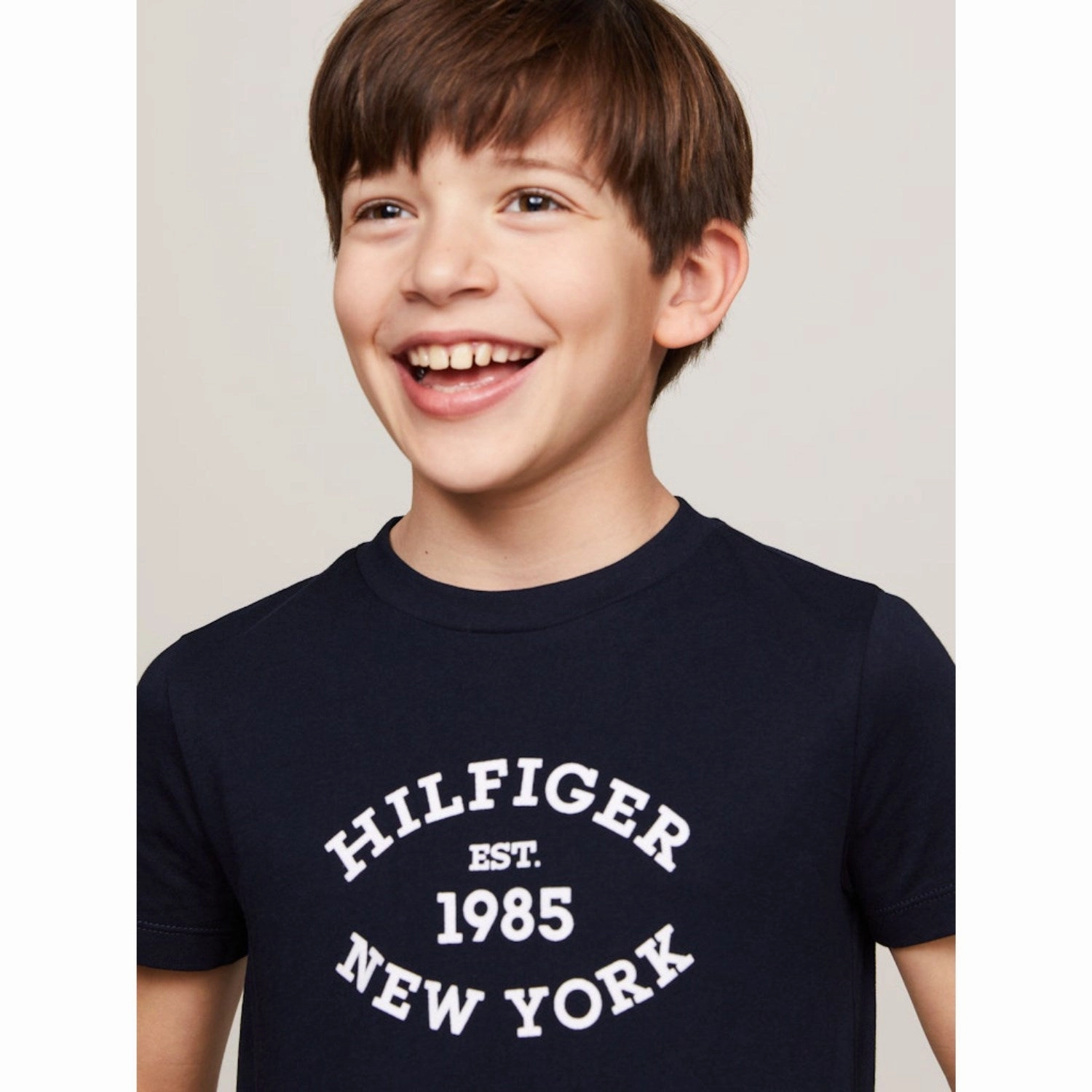 Tommy Hilfiger Desert Sky Monotype Flock Regular Tee Ss windproof