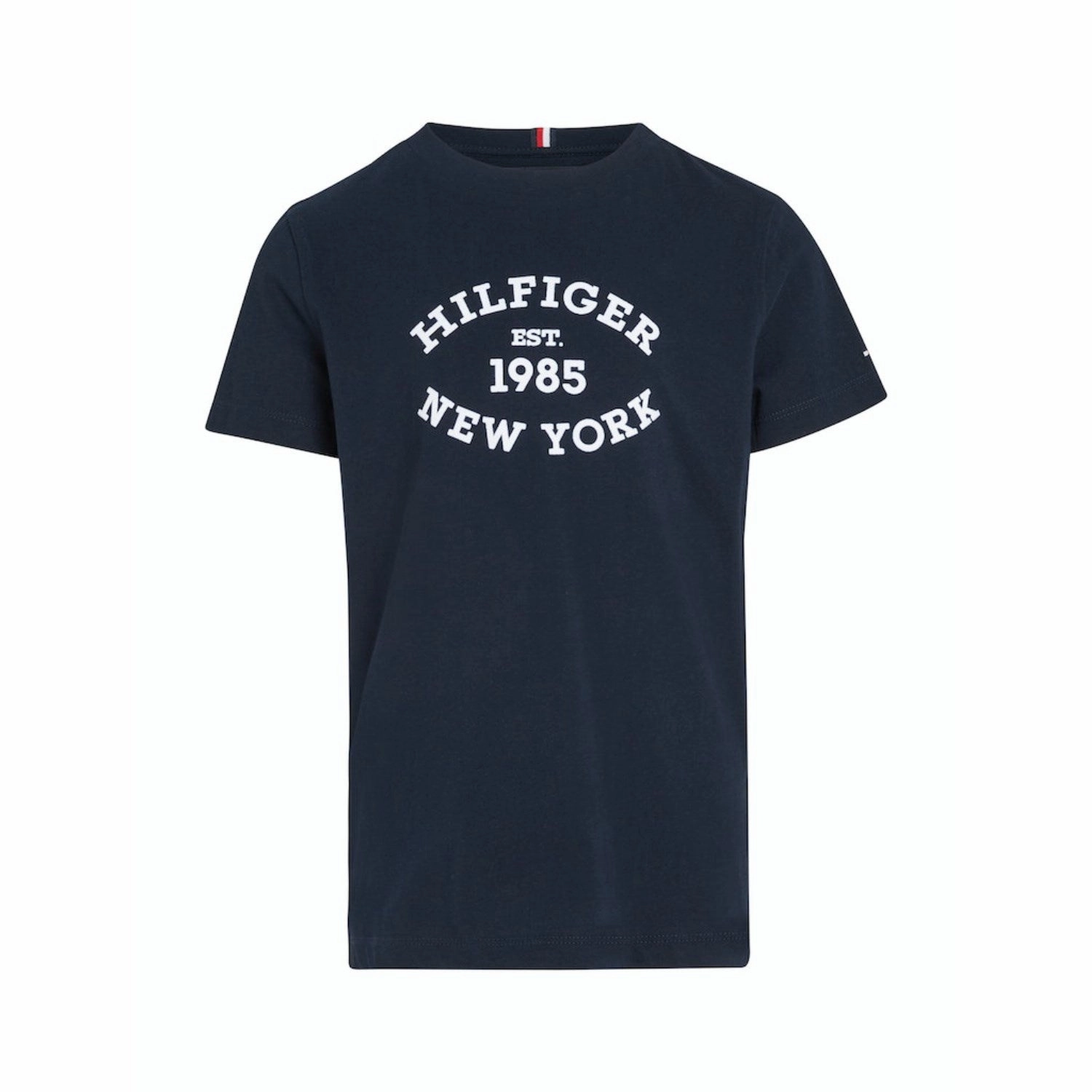 Street Fashion Lightweight Feel Tommy Hilfiger Desert Sky Monotype Flock Regular Tee Ss