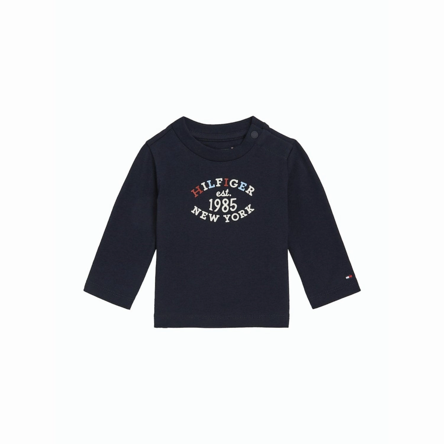 Youth fashion Tommy Hilfiger Desert Sky Monotype Oval Regular Tee Ls