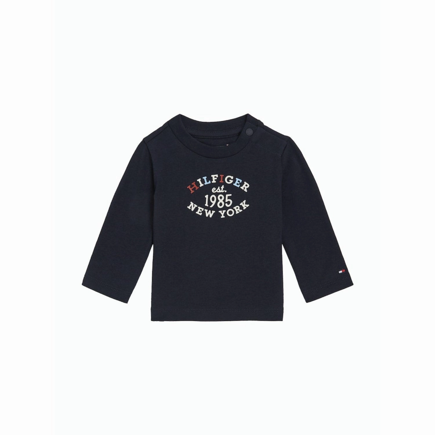 Tommy Hilfiger Desert Sky Monotype Oval Regular Tee Ls Geometric Pattern