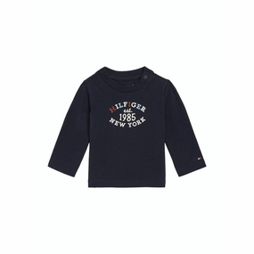 Tommy Hilfiger Desert Sky Monotype Oval Regular Tee Ls Geometric Pattern