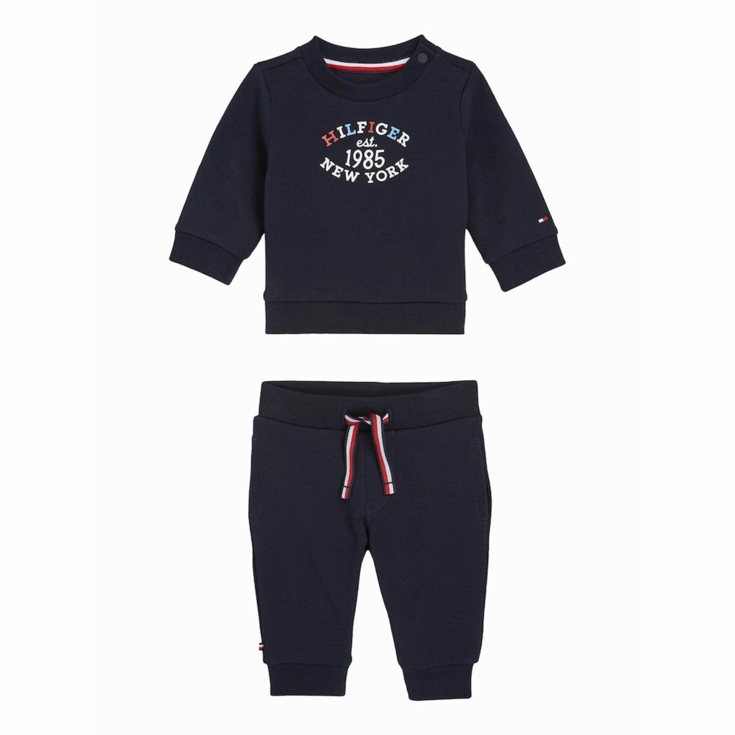 plus-size clothing Tommy Hilfiger Desert Sky Monotype Oval Sweat Set