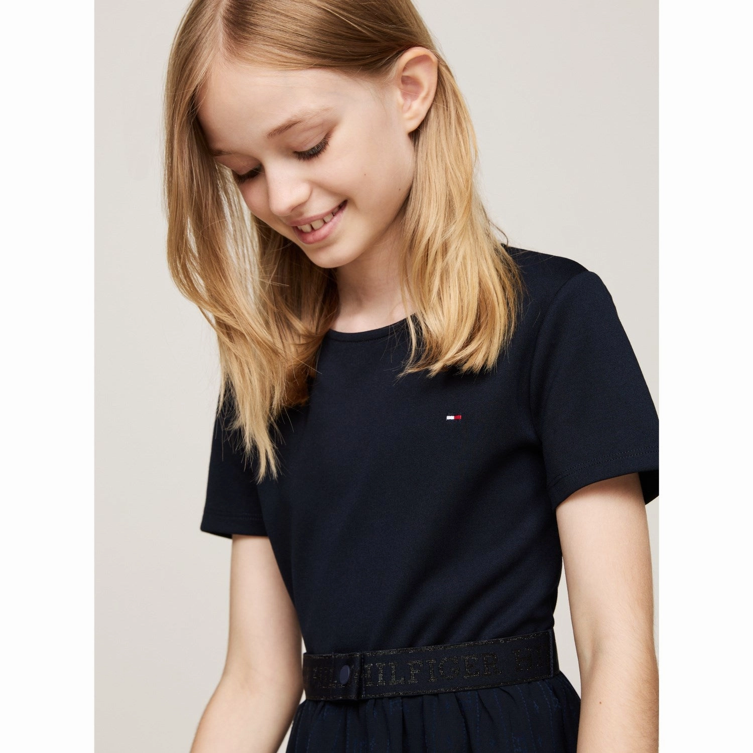 Tommy Hilfiger Desert Sky Punto Tulle Flare Dress Light material Sophisticated Wear