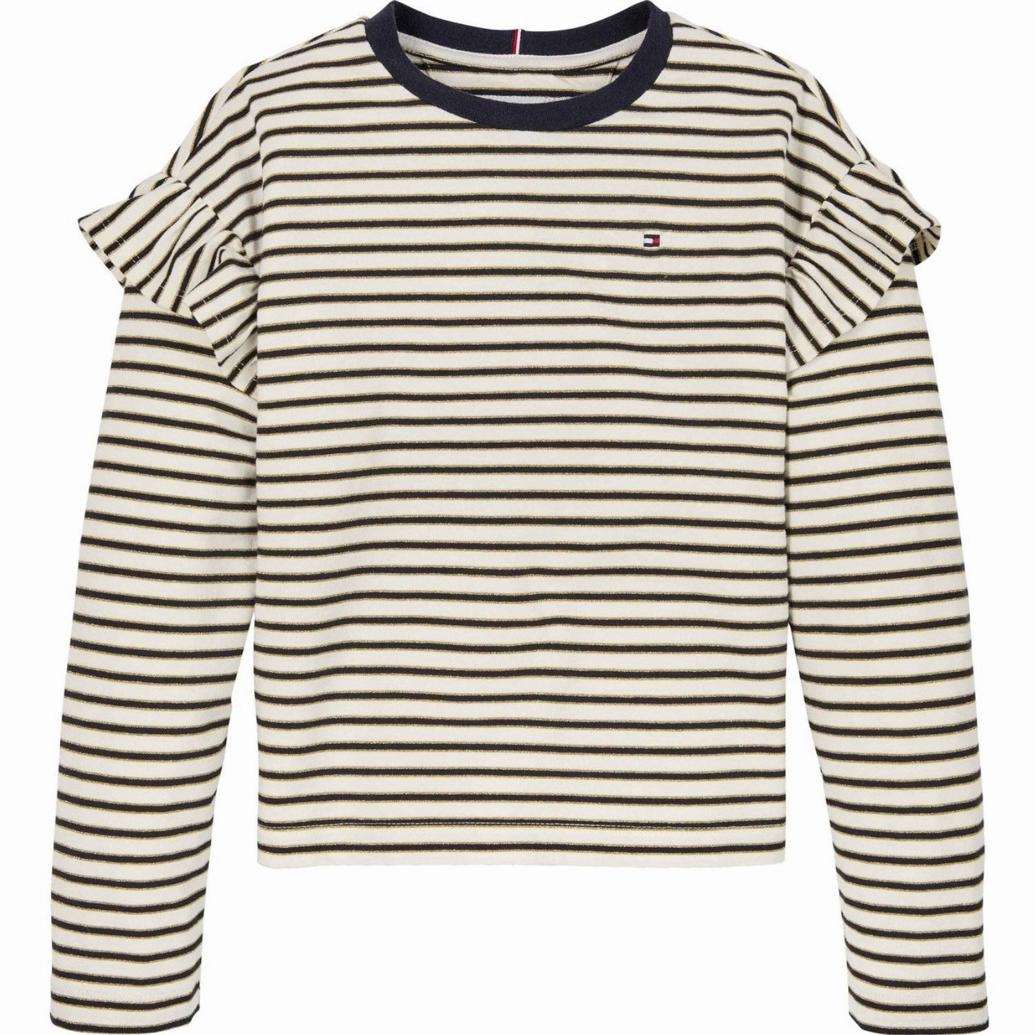 Tommy Hilfiger Desert Sky Stripe Stripe Blouse Tailored Cuffs