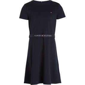 Tommy Hilfiger Essential Skater Dress Desert Sky Style Vibes