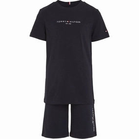 Tommy Hilfiger Essential Sweat Set Desert Sky Simple Wear