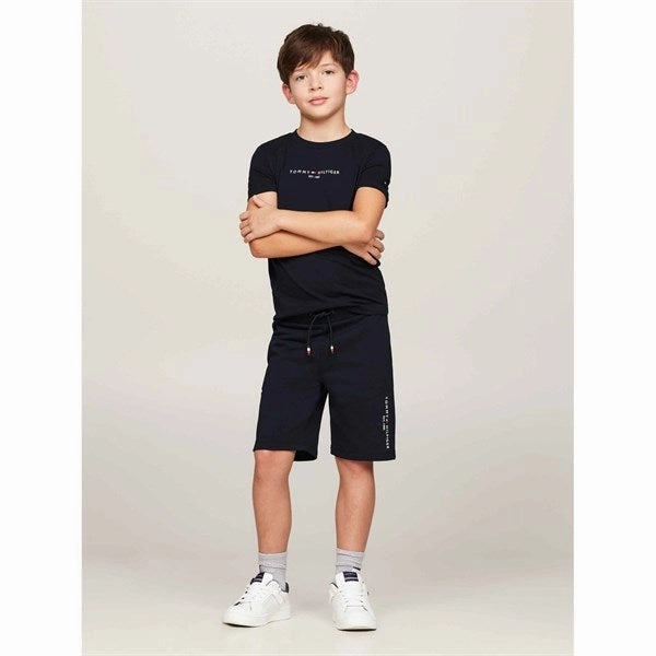 Ribbed collar Tommy Hilfiger Essential Sweat Set Desert Sky