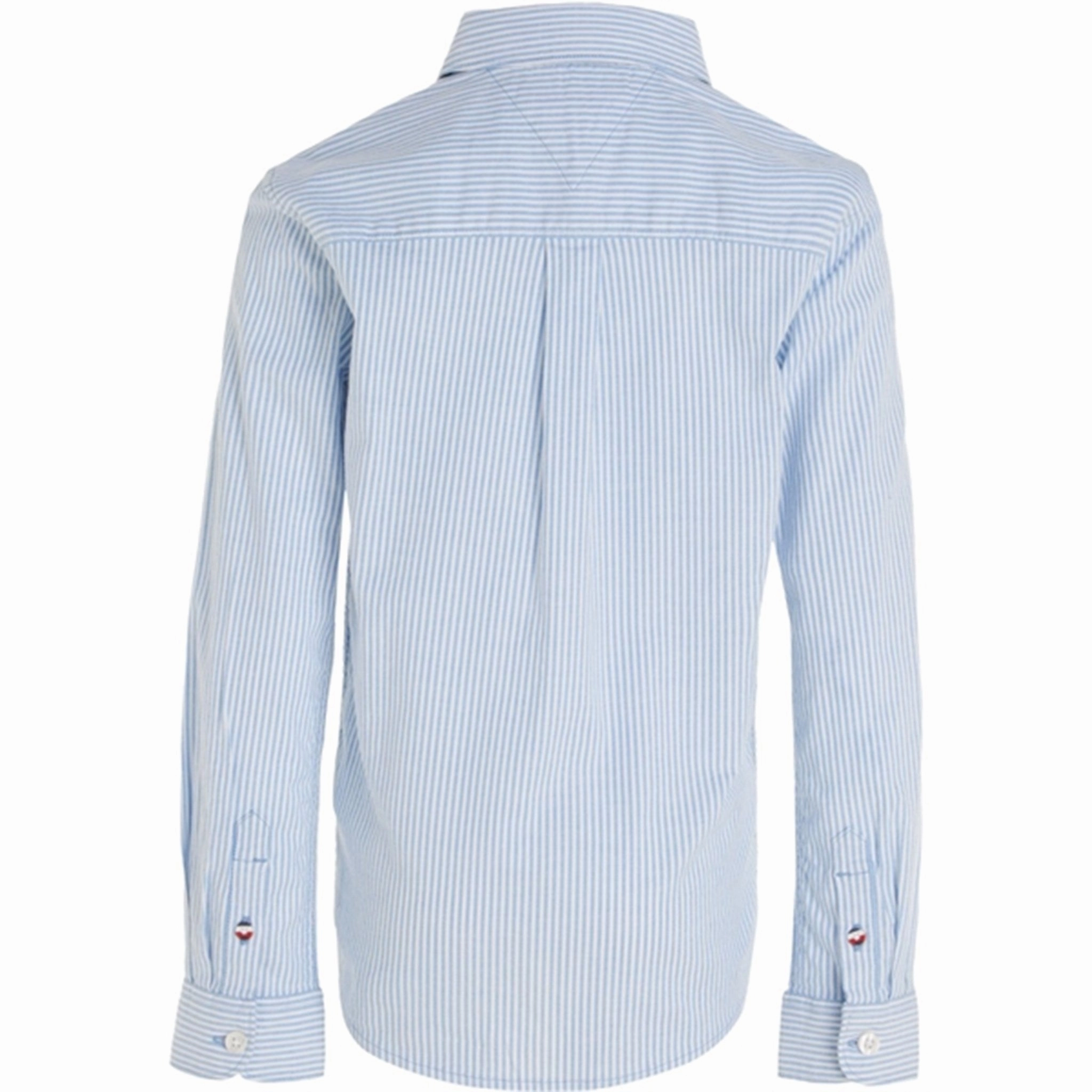 Tommy Hilfiger Flex Ithaca Shirt Copenhagen Blue/White Chic Ensemble Chic Appearance