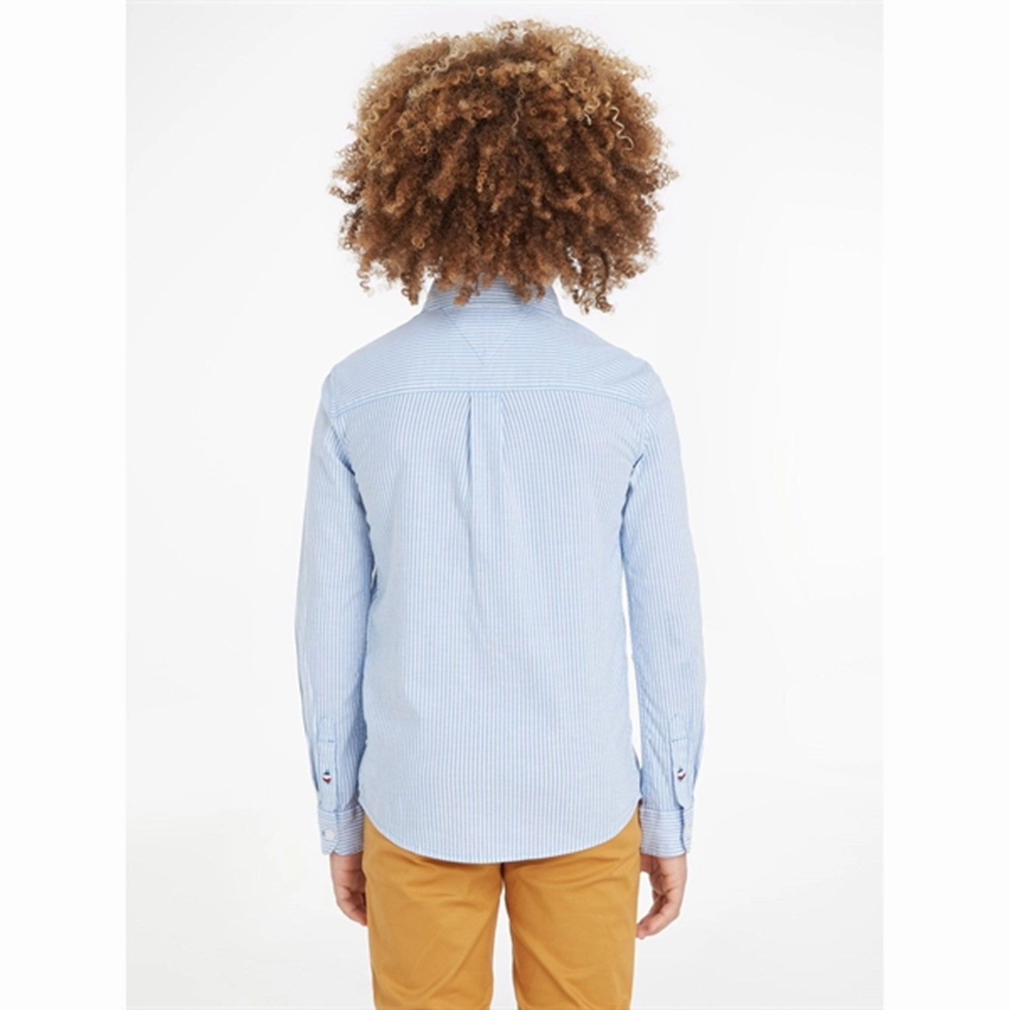 Tommy Hilfiger Flex Ithaca Shirt Copenhagen Blue/White Non Irritating Seams