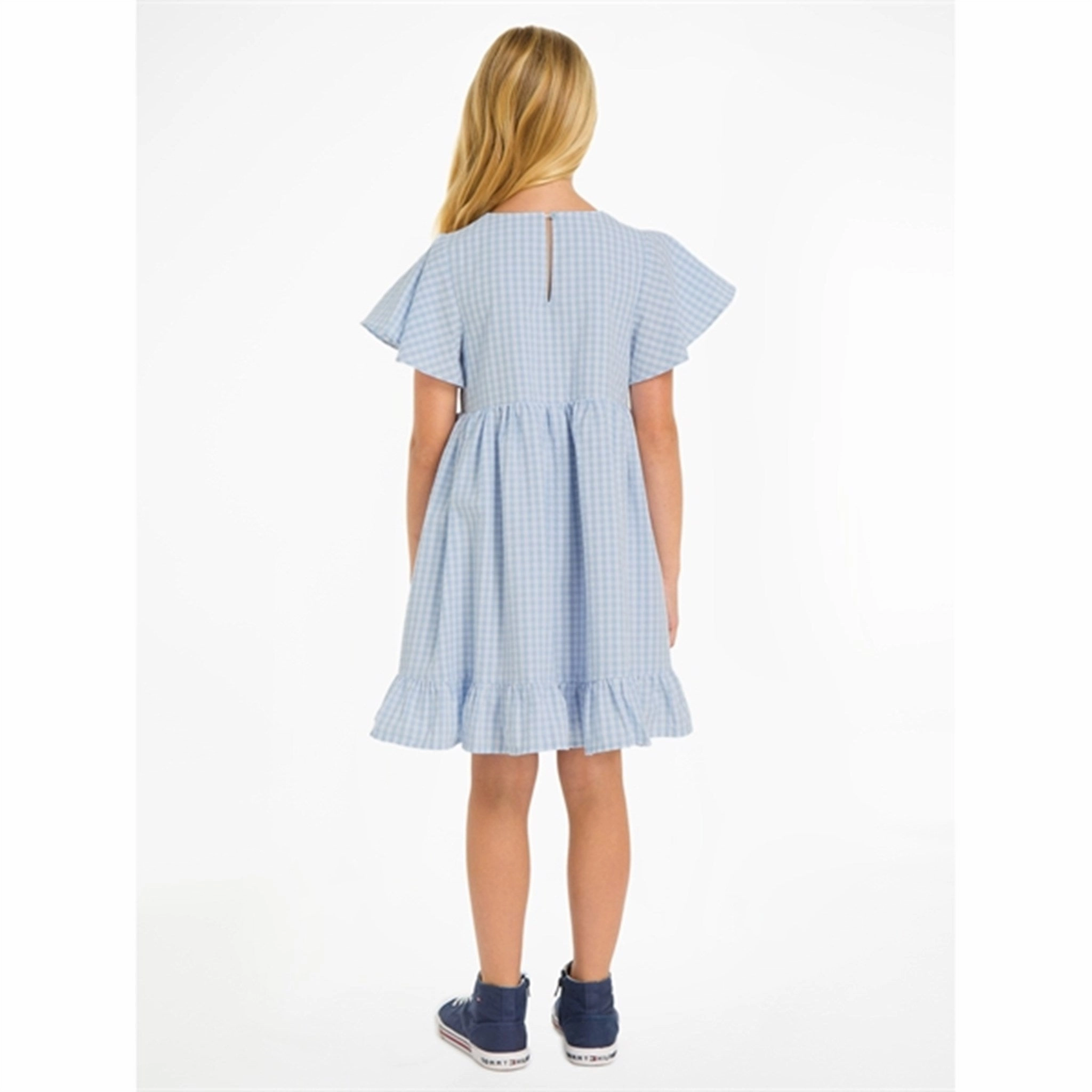 Summer Friendly Tommy Hilfiger Gingham Dress Breezy Blue Check