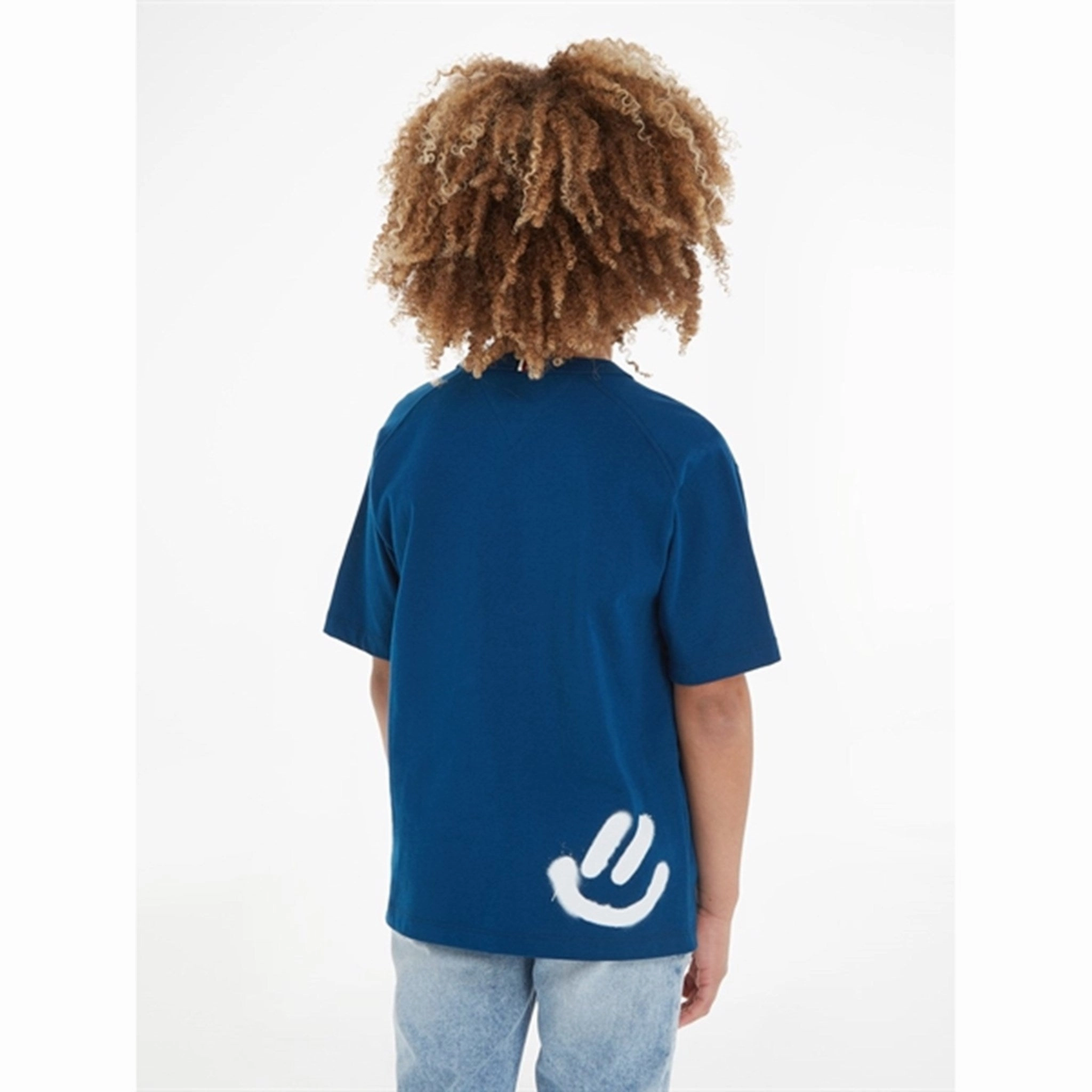 Winter Layer Tommy Hilfiger Hilfiger Graffiti T-Shirt Deep Indigo