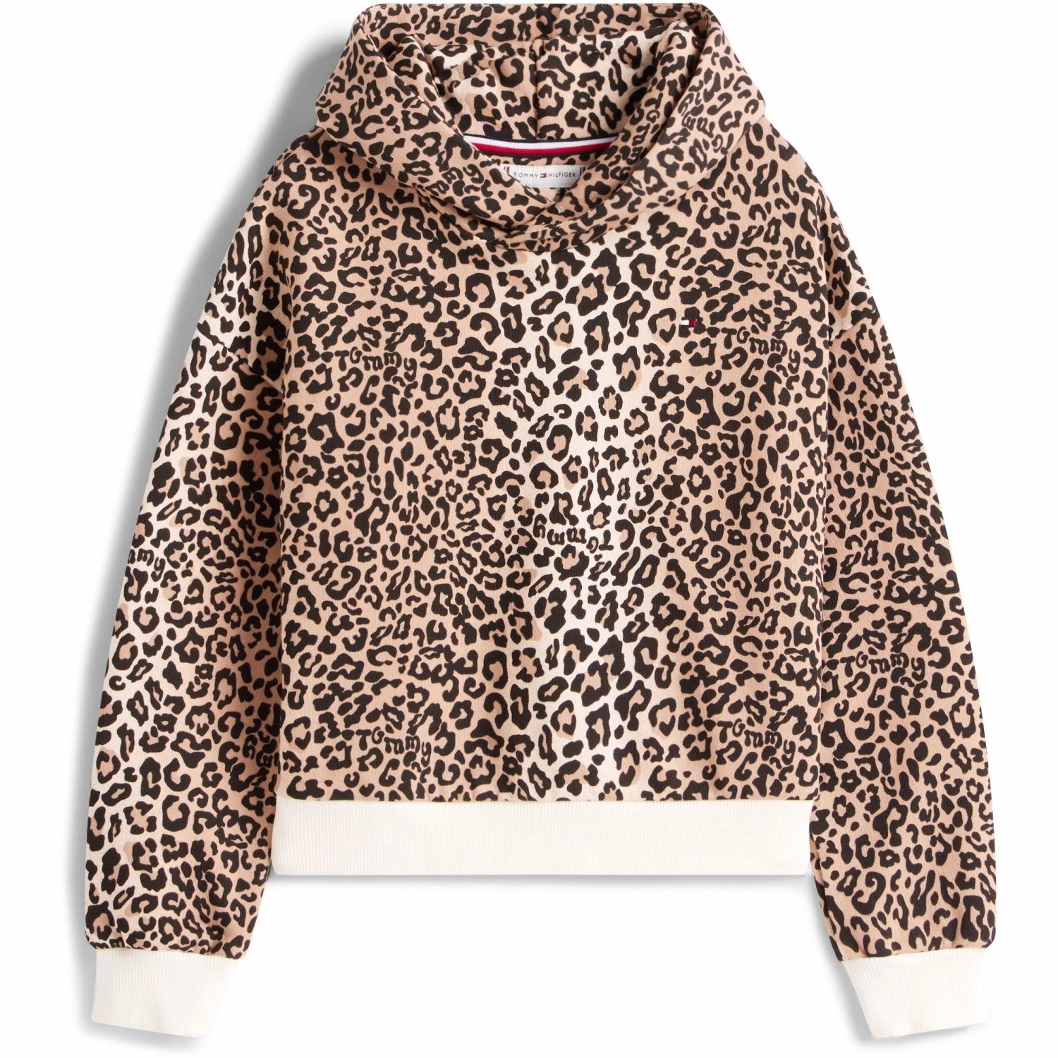 Tommy Hilfiger Leopard Print Leopard Hoodie Regular Fit