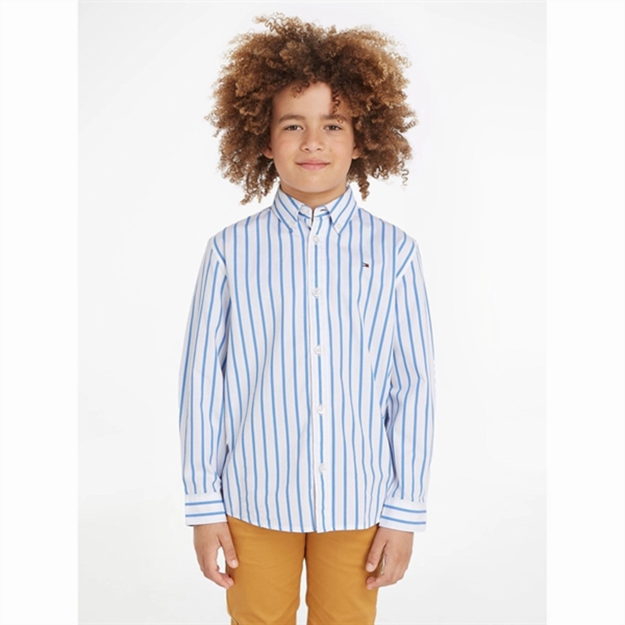 Tommy Hilfiger Lexington Shirt Blue Spell Stp Comfort-First