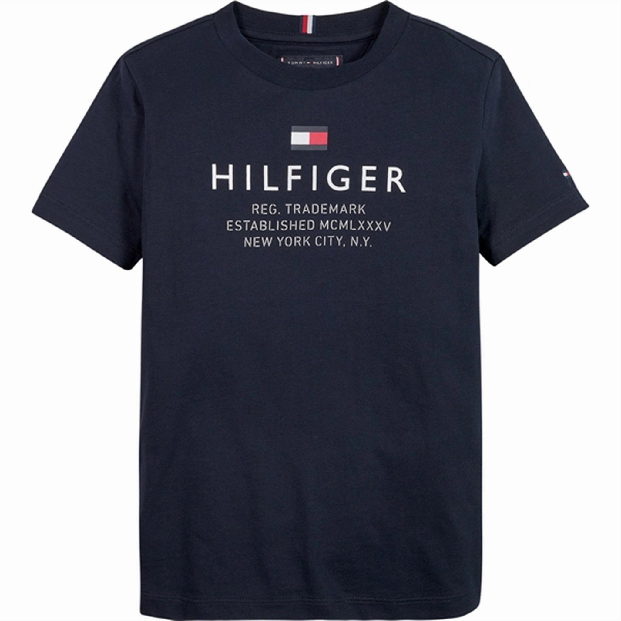 Tommy Hilfiger Logo T-shirt Desert Sky High Quality Printing