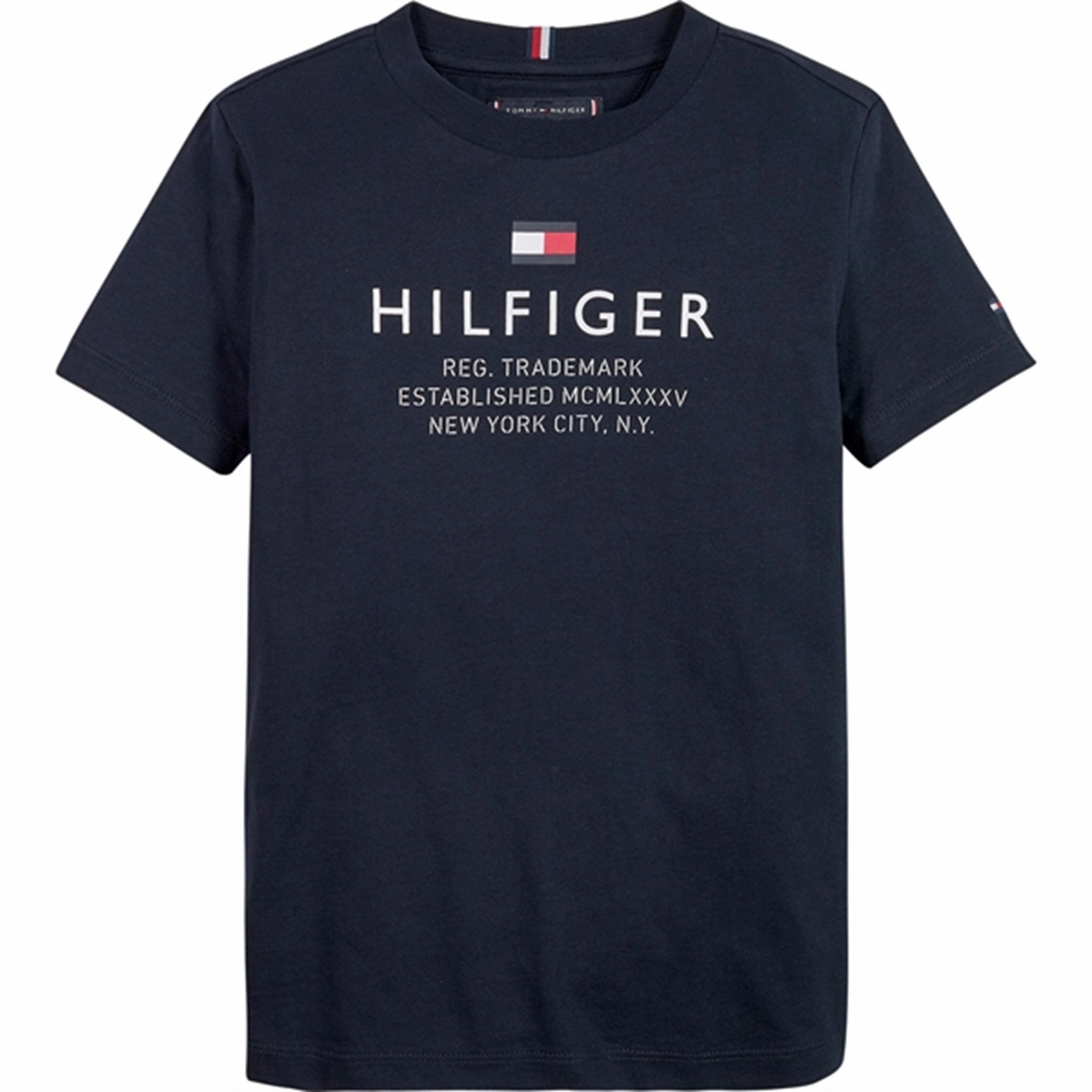 Tommy Hilfiger Logo T-shirt Desert Sky perfect for all-day wear