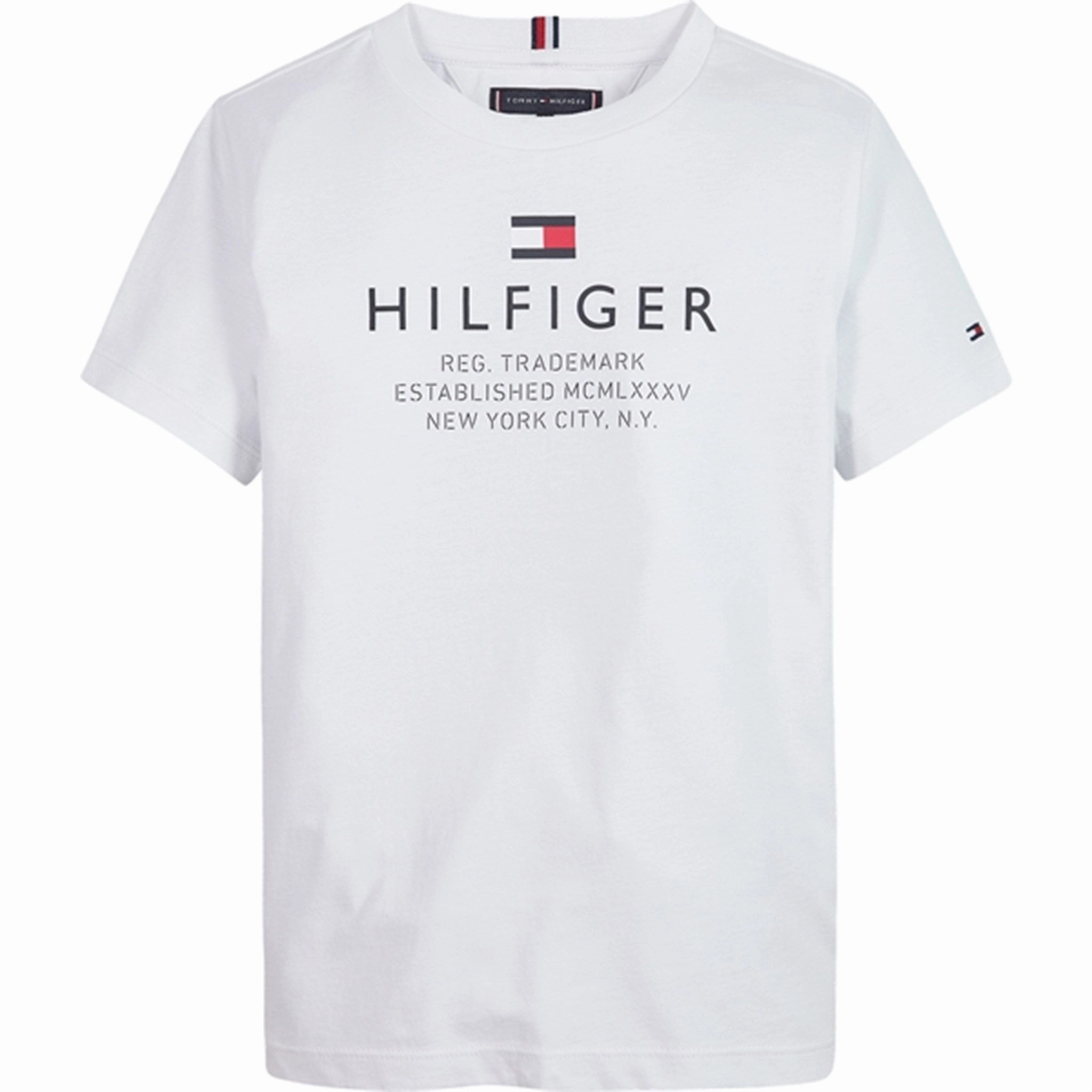 Essential Look Anti Static Fabric Tommy Hilfiger Logo T-shirt White