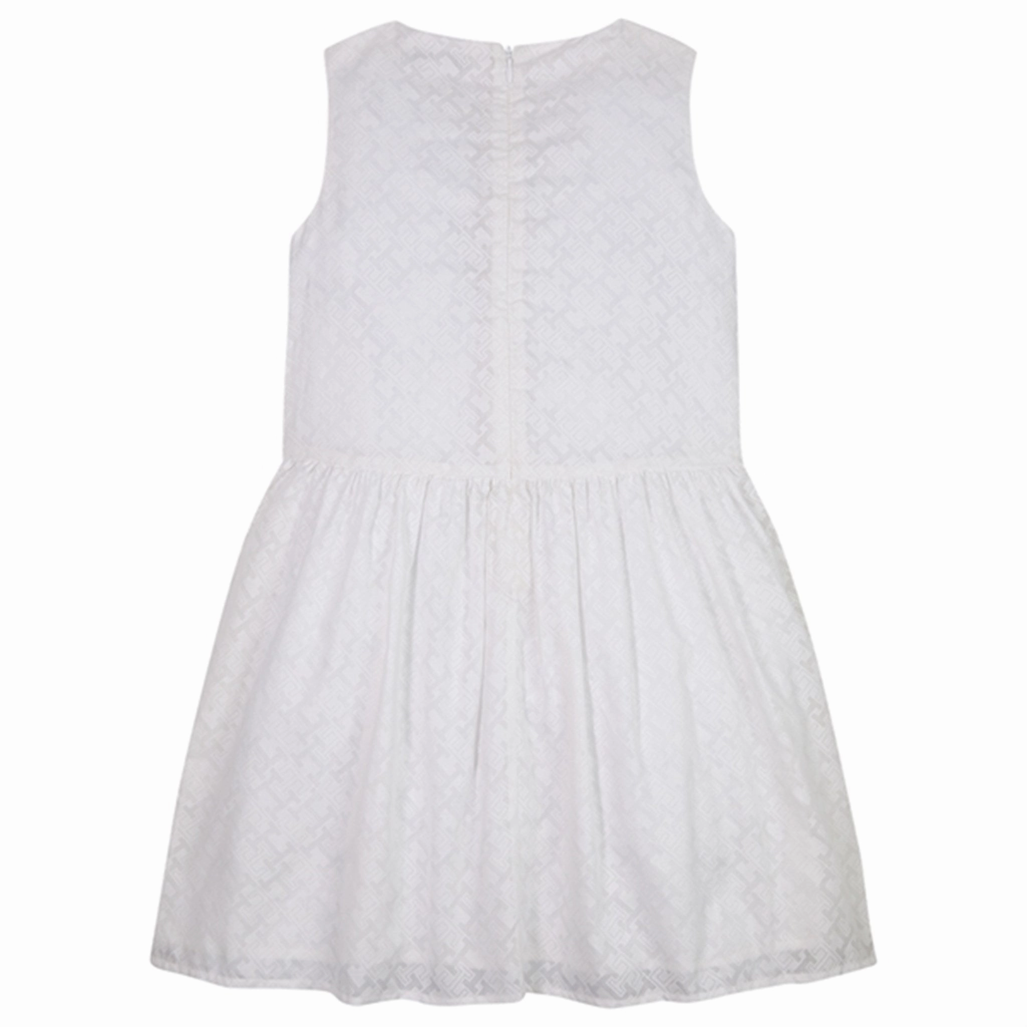 Smart Look AdjustableStraps Tommy Hilfiger Monogram Dress White