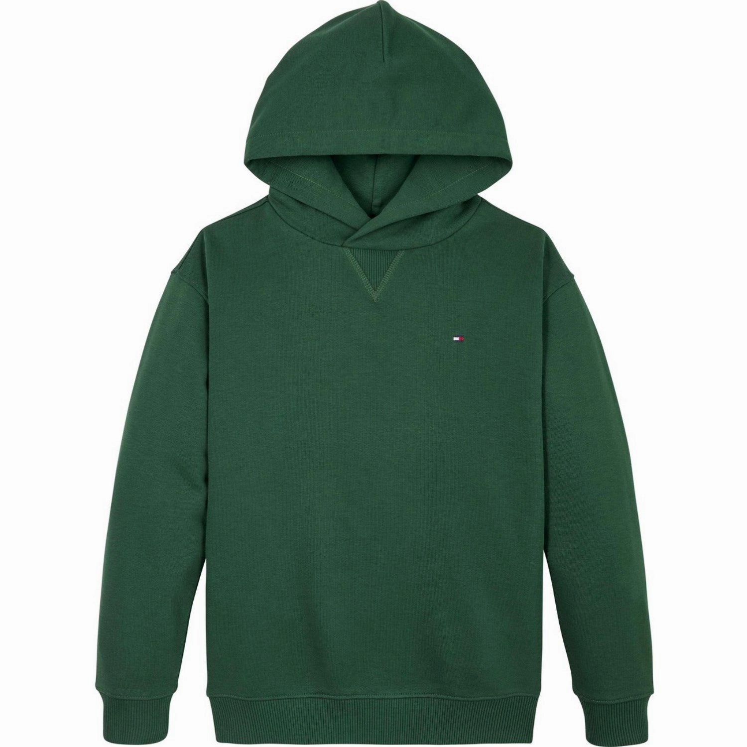 Drawstring Hood Tommy Hilfiger Ornamental Green Hoodie
