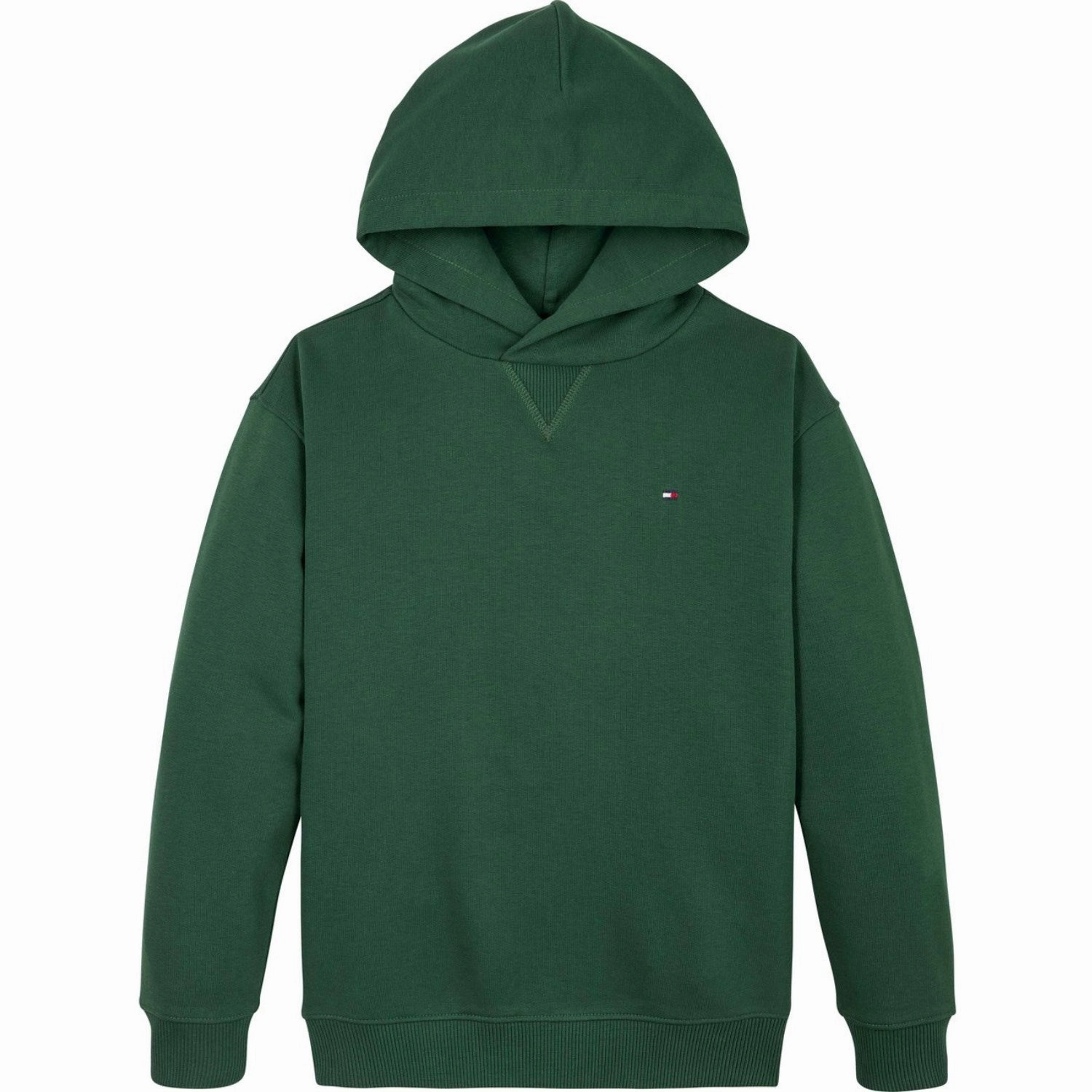 Tommy Hilfiger Ornamental Green Hoodie Tagless Design
