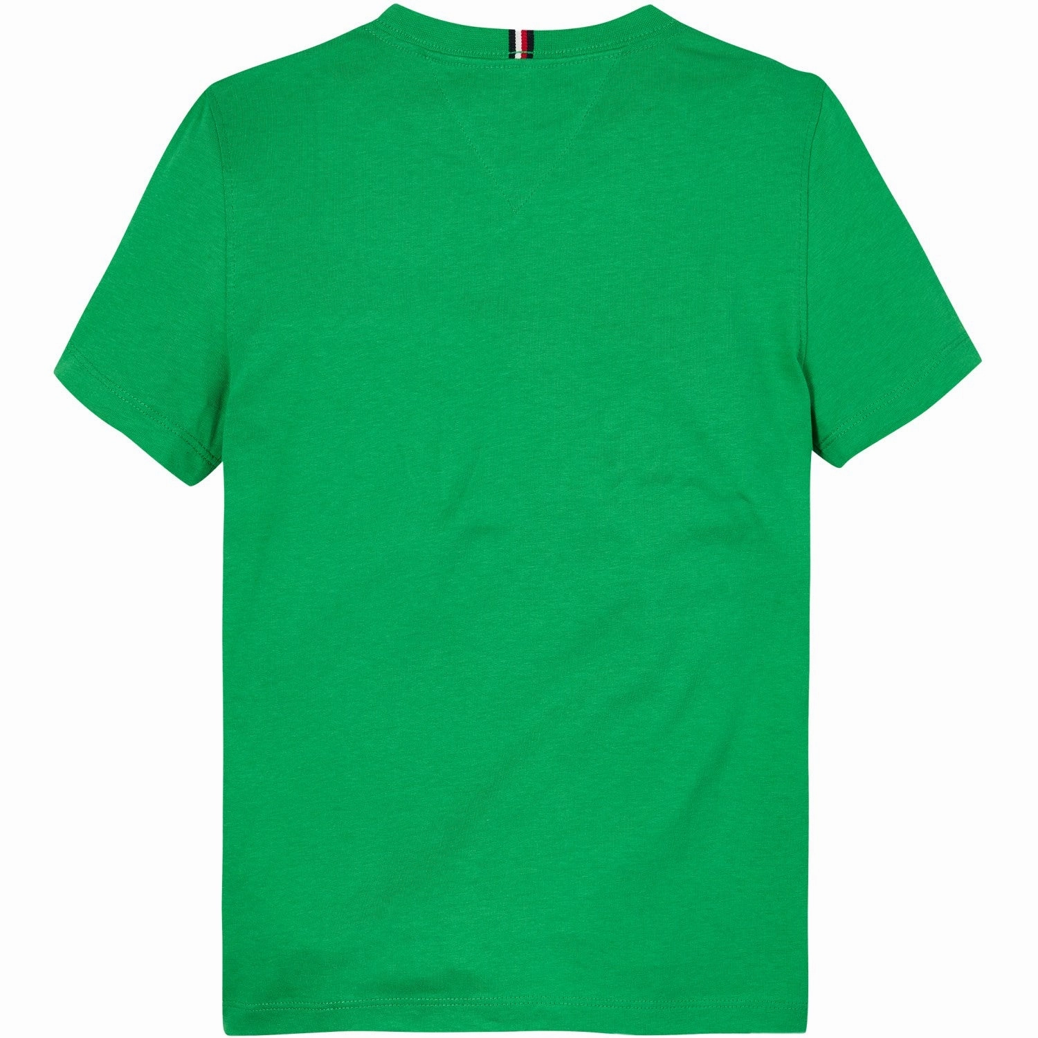 Layered Hem Detail Tommy Hilfiger Radiant Green Essential Cotton Reg T-Shirt