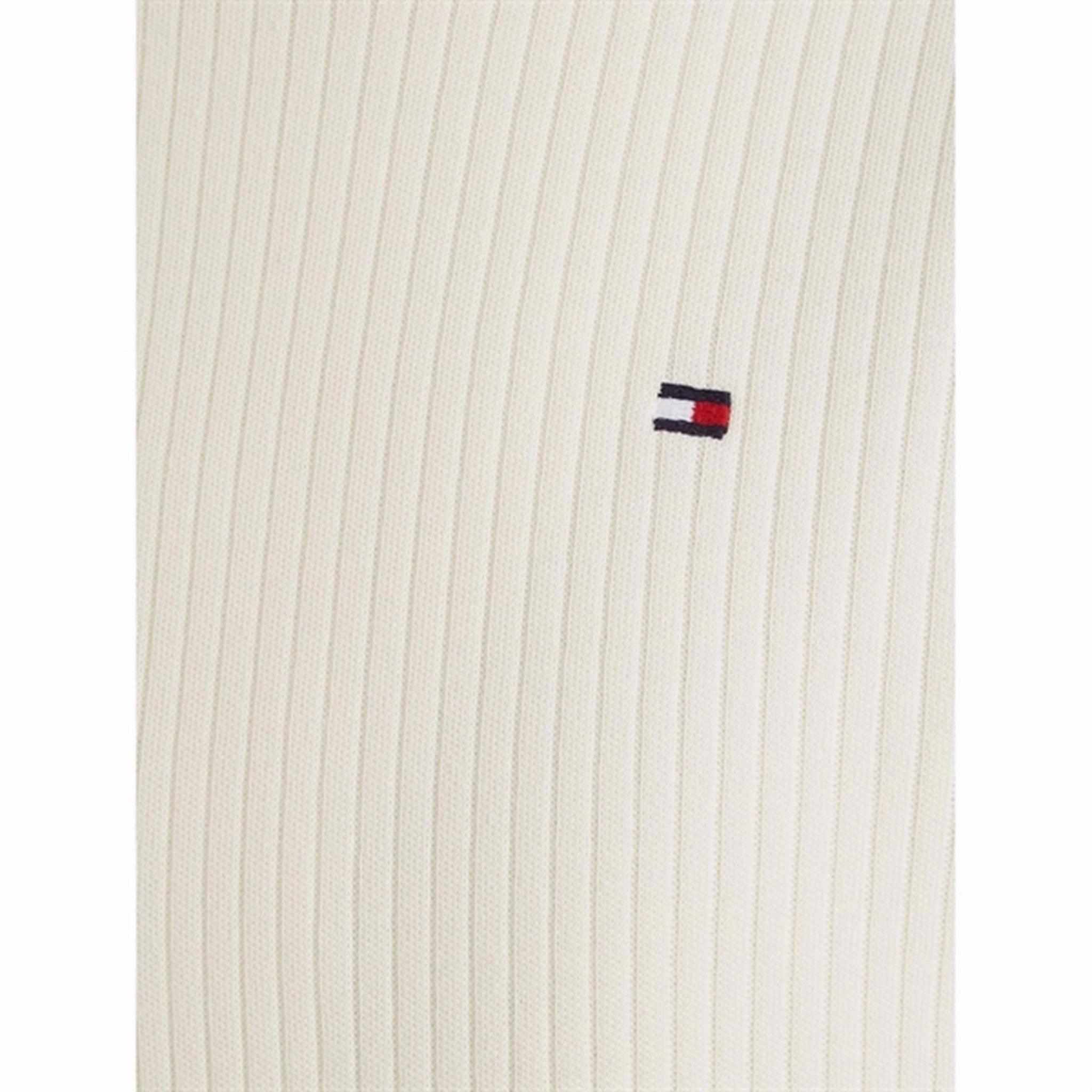 Tommy Hilfiger Ruffle Rib Knit Top Calico Washable Preppy