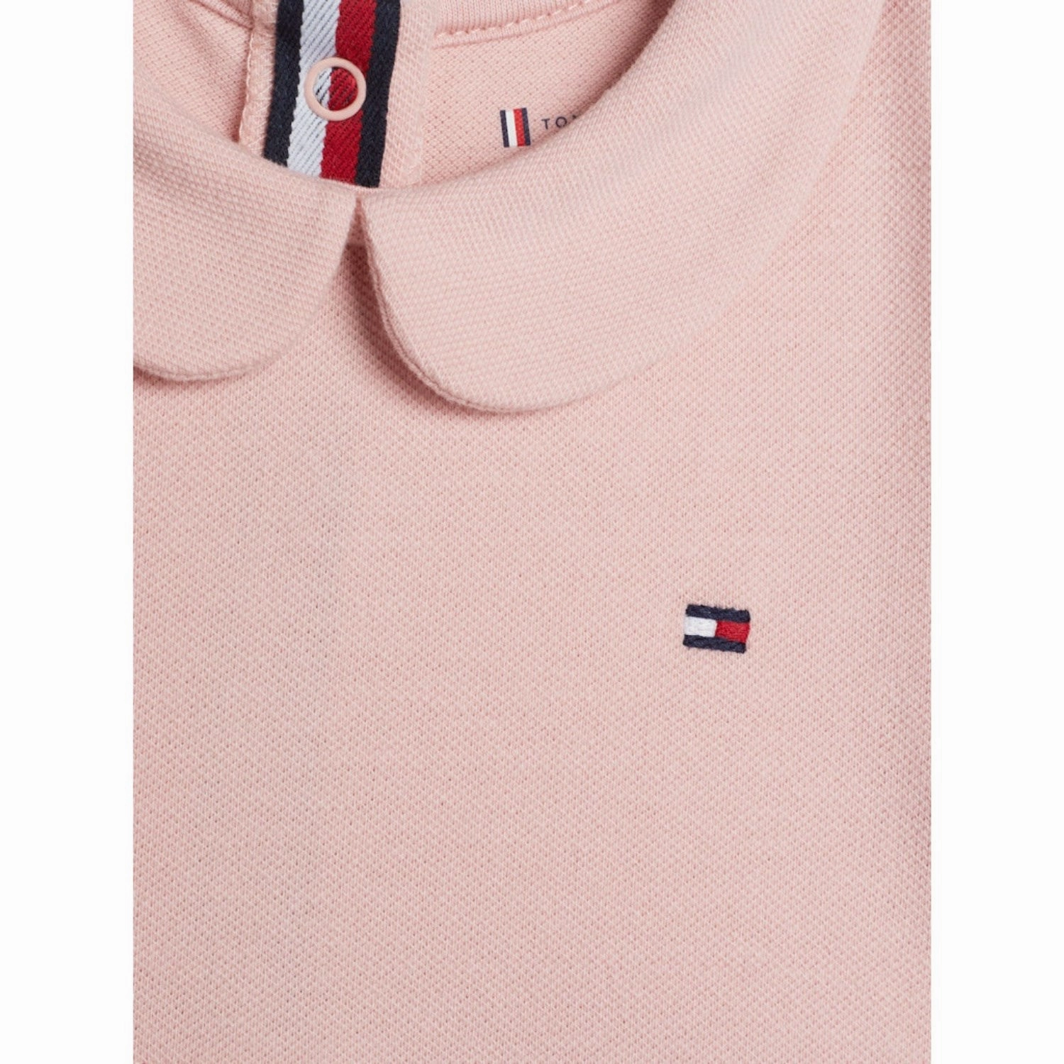 Tommy Hilfiger Soft Rose Pique Pointelle Regular Dress Ls Wool-Blend