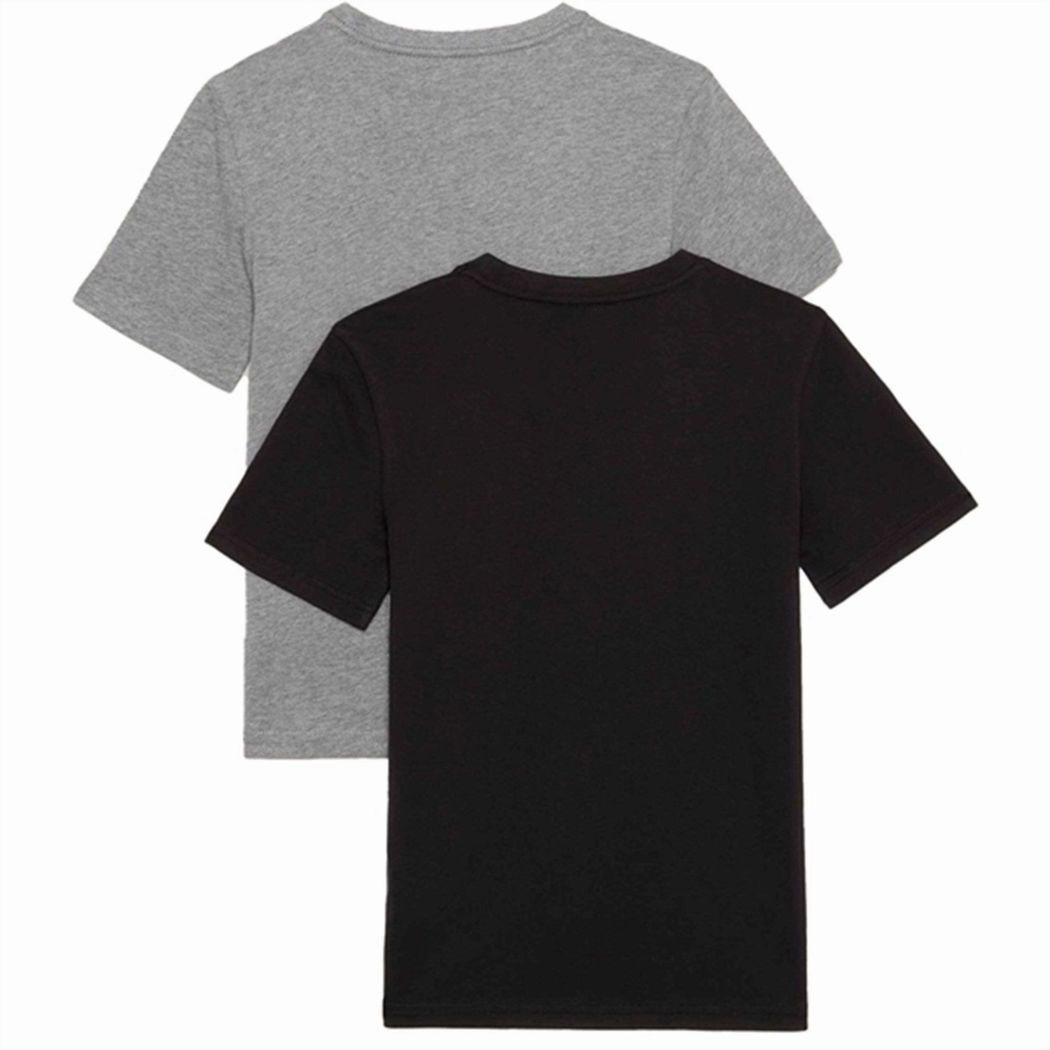 Tommy Hilfiger T-Shirt 2-Pack Light Grey Ht / Black Sustainable Chic and Cozy