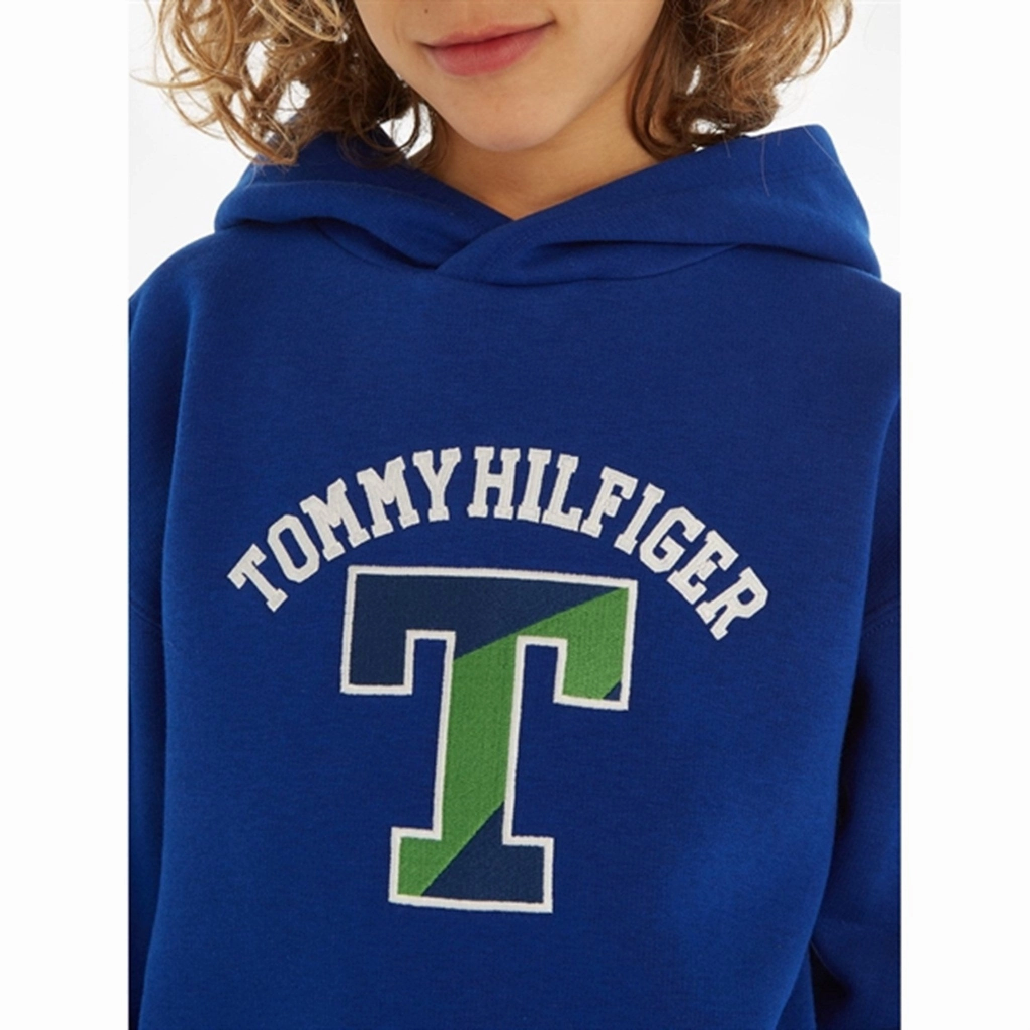 Daily Apparel Tommy Hilfiger T Varsity Hoodie Navy Voyage