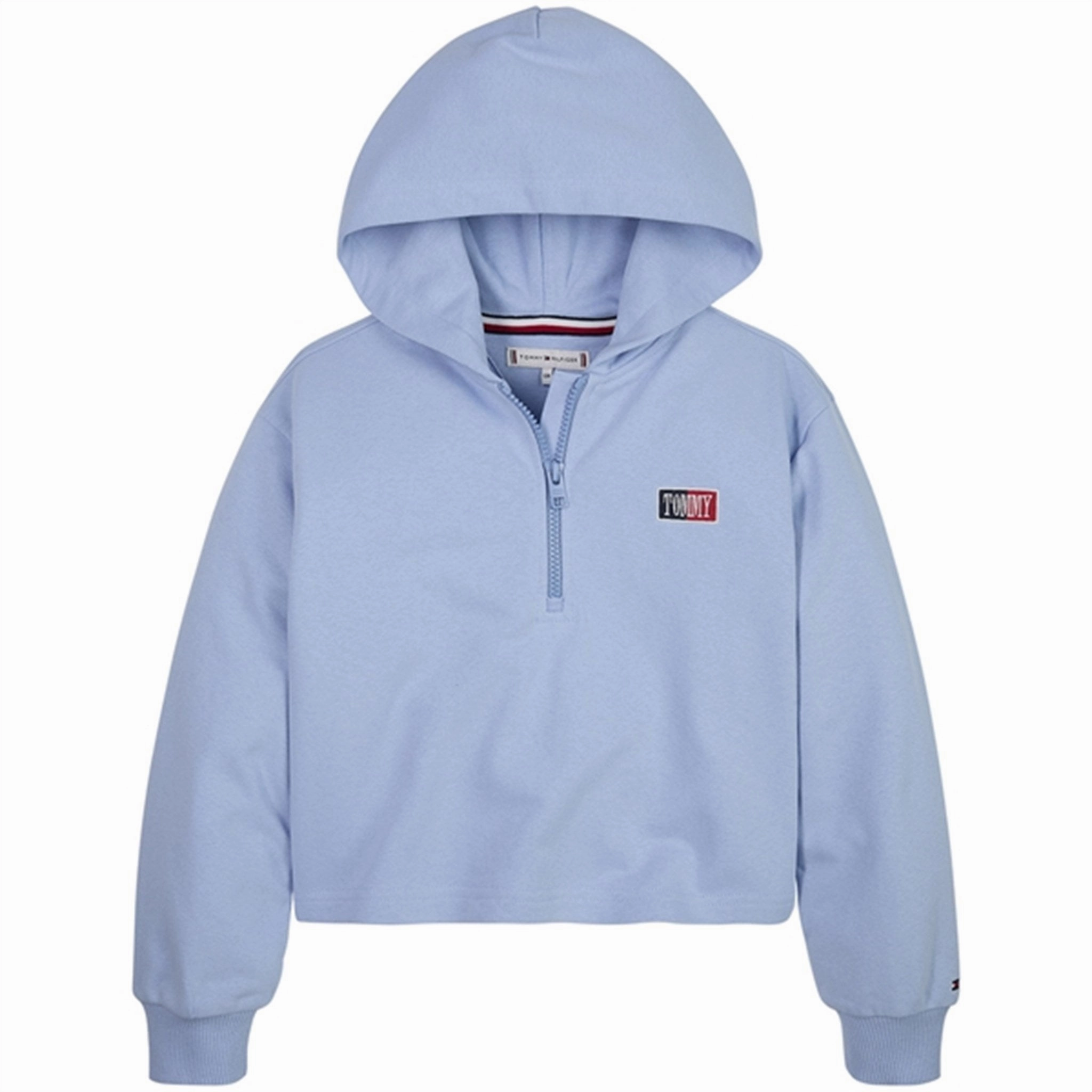 Retro futuristic Tommy Hilfiger Timeless Tommy Hoodie Pearly Blue