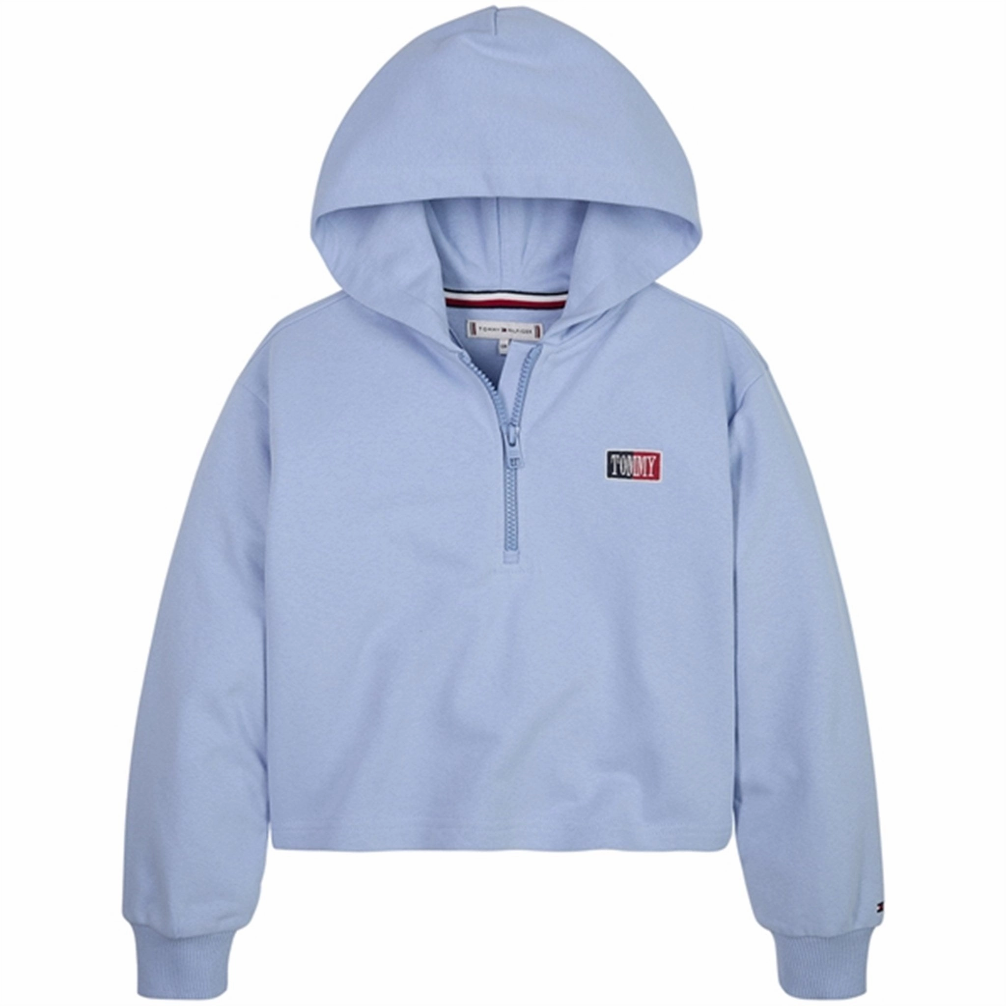 City Edge Social Media Worthy Tommy Hilfiger Timeless Tommy Hoodie Pearly Blue