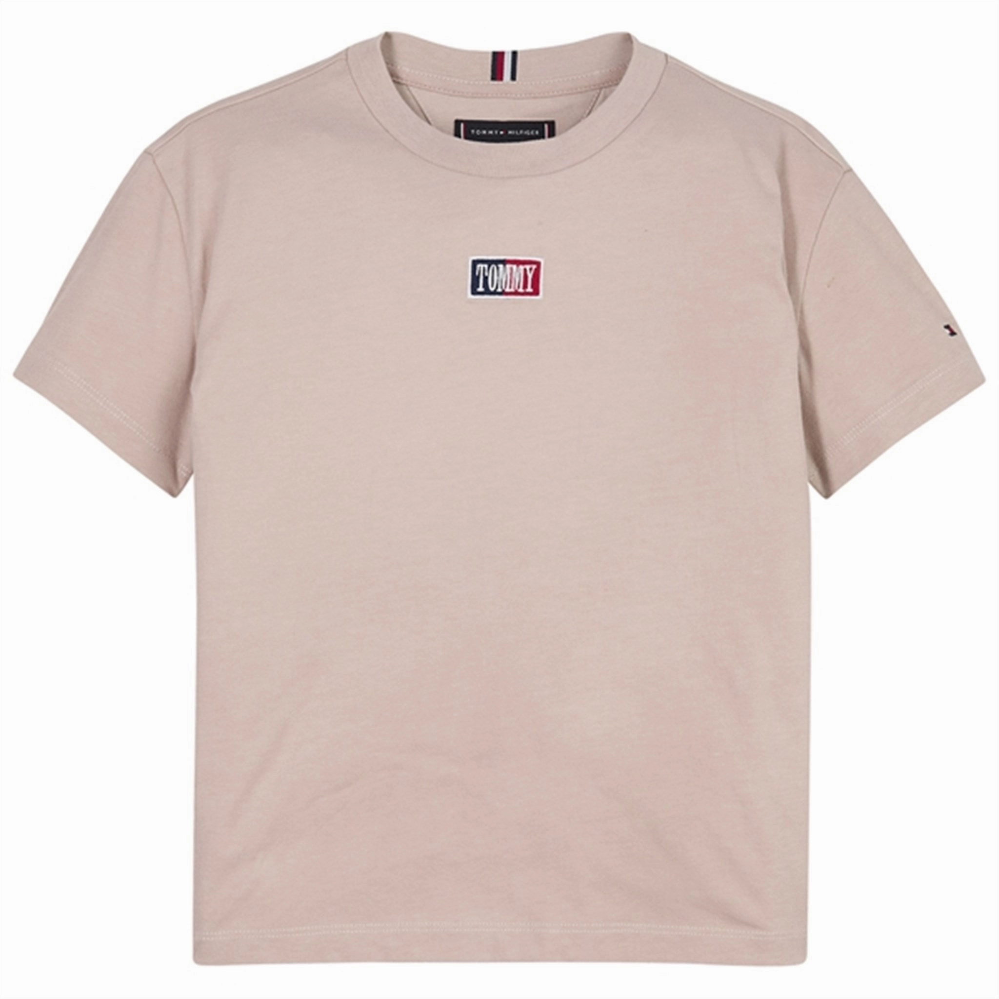 Tommy Hilfiger Timeless Tommy T-Shirt Brandons Stone Chic Fit Formal Elegance