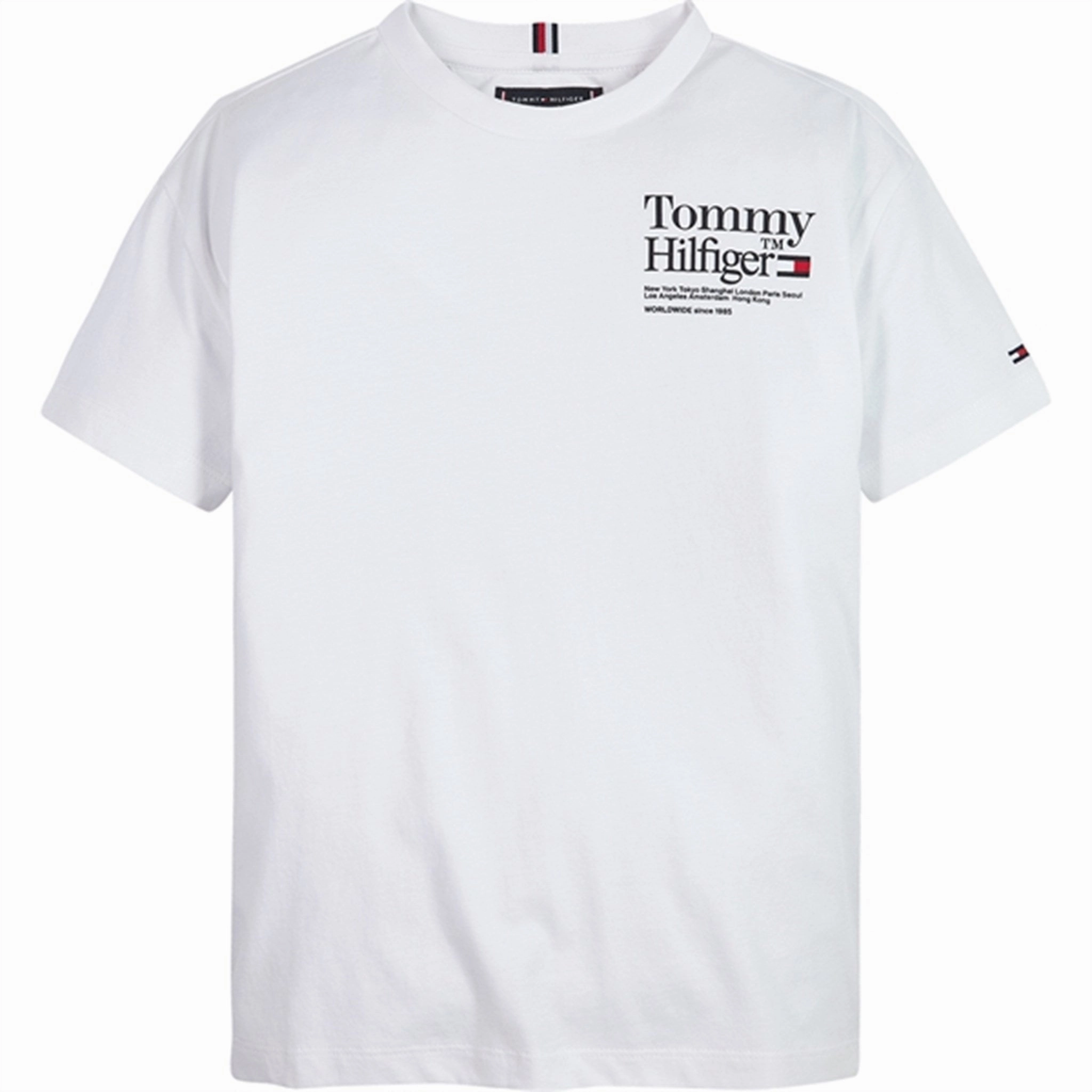anti static coating Sporty Layer Tommy Hilfiger Timeless Tommy T-shirt White