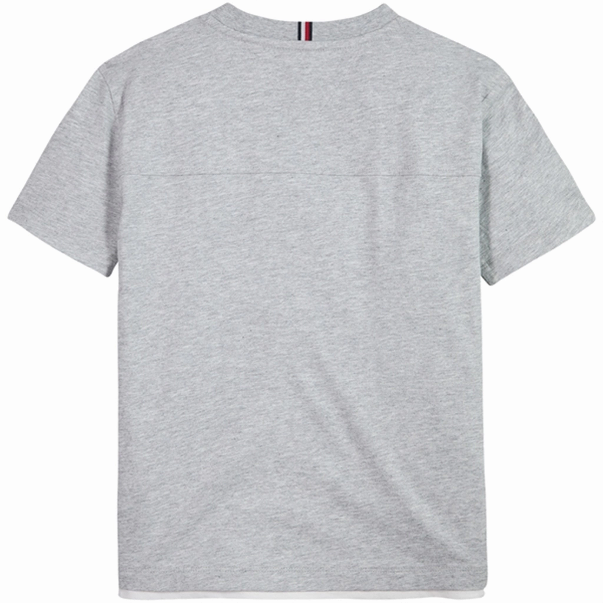 Tommy Hilfiger Tommy Varsity T-shirt Light Grey Heather Modern innovation Layering Essential