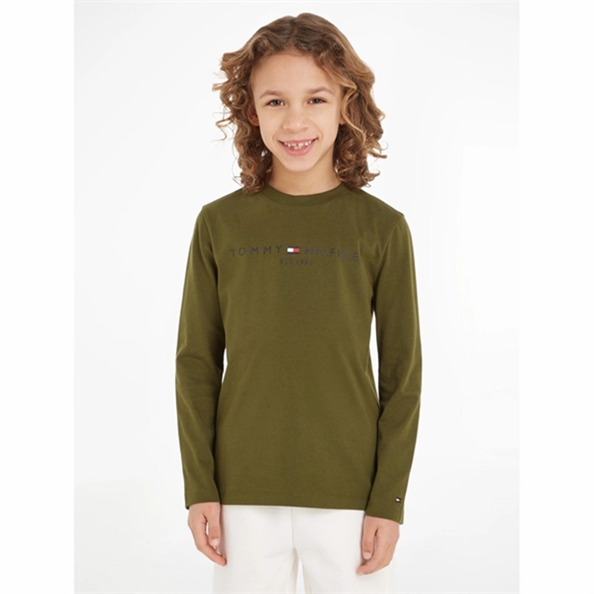 Textured Finish Trendy Fashion Tommy Hilfiger U Essential Blouse Putting Green