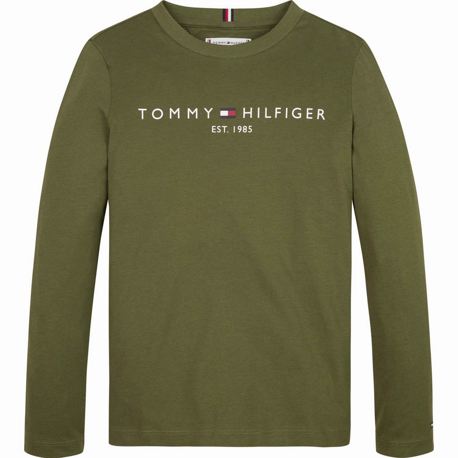 Embellished Neckline Tommy Hilfiger Utility Olive U Essential Blouse
