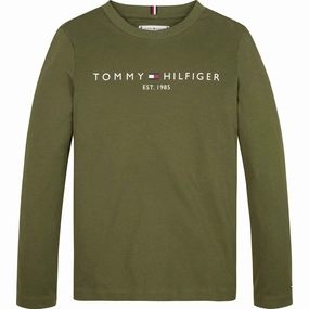 Tommy Hilfiger Utility Olive U Essential Blouse High Street Fashion Personalized Touch