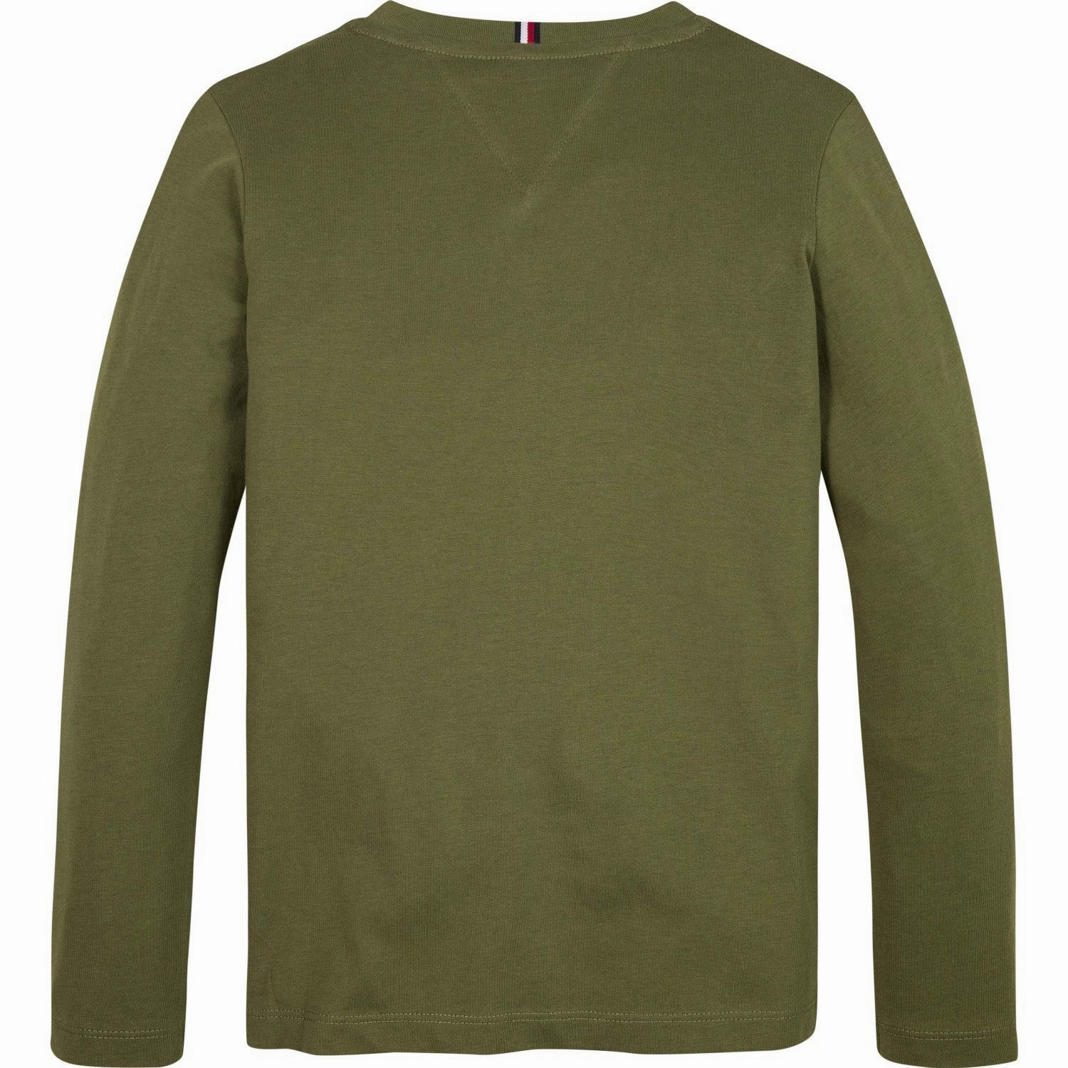 Tommy Hilfiger Utility Olive U Essential Blouse Geometric Shape Stylish Element