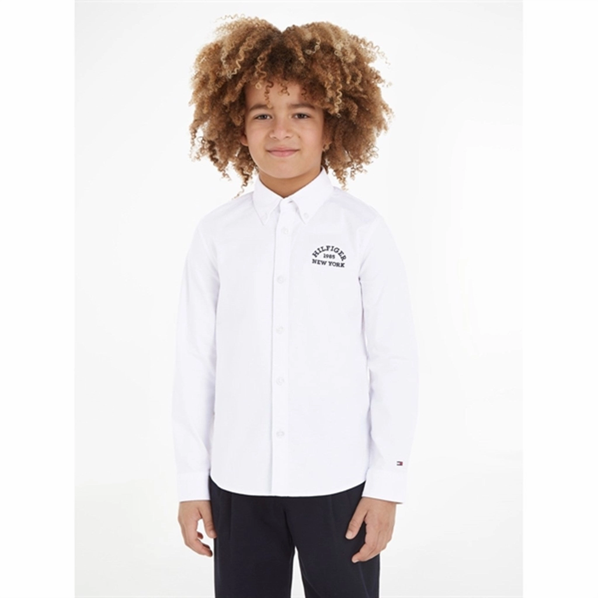 Contemporary Fashion Tommy Hilfiger Varsity Oxford Shirt White