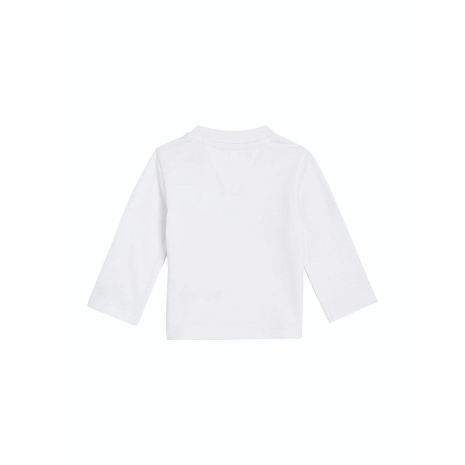 Thermoregulating Layer Tommy Hilfiger White Monotype Oval Regular Tee Ls