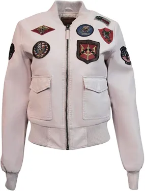 Top Gun Giubbino bomber da donna Hollywood 52003 52387 205 rosa middle aged people Odor Control Fabric