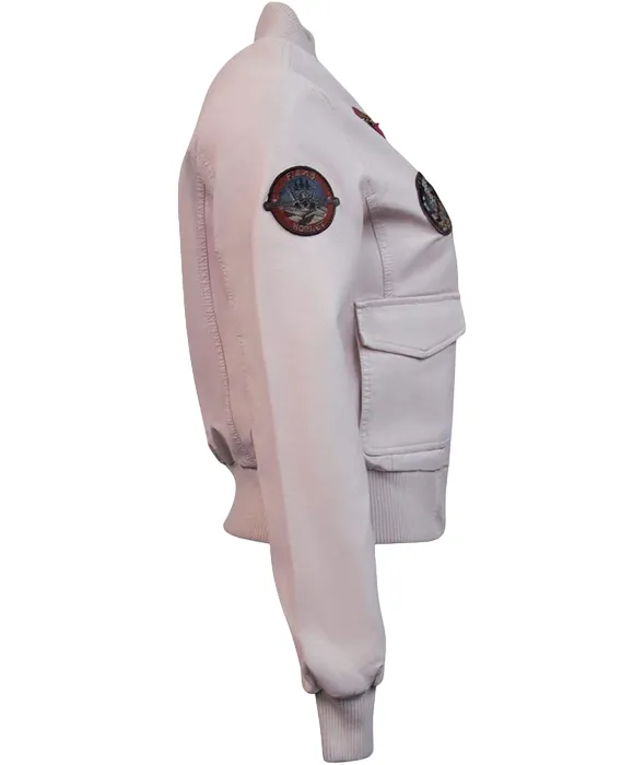 Top Gun Giubbino bomber da donna Hollywood 52003 52387 205 rosa Suitcase
