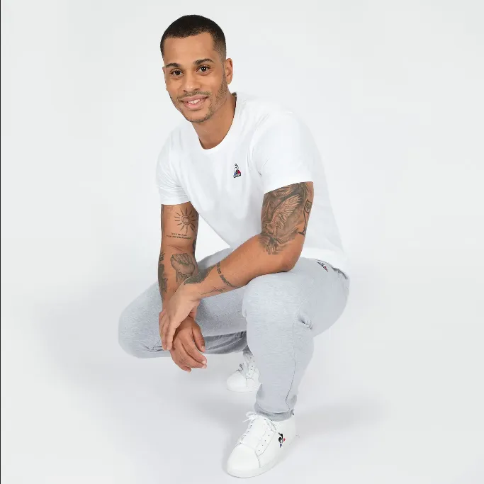 Le Coq Sportif T-shirt Manica Corta 2120202 white Soft Touch Texture