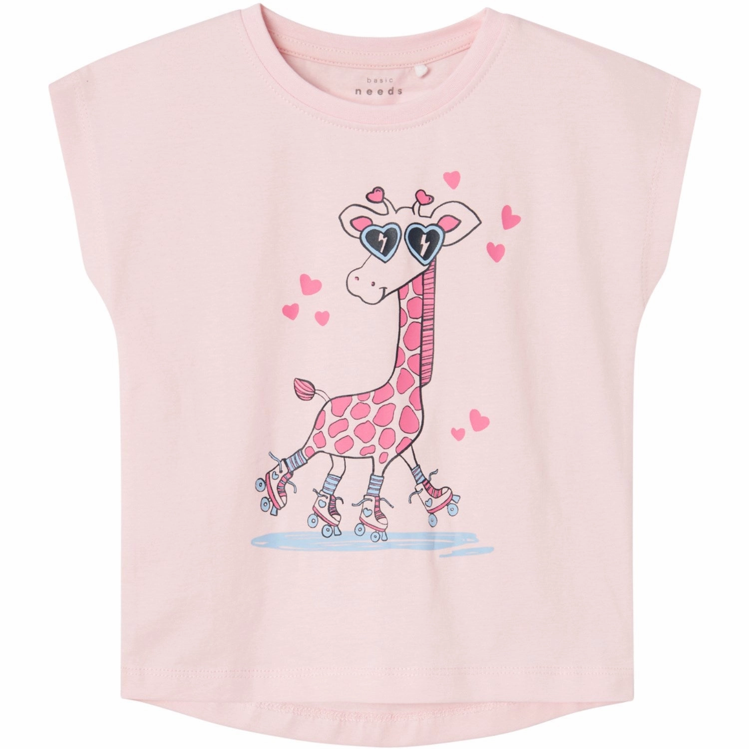 tall size Name It Parfait Pink Giraffe Violet T-Shirt