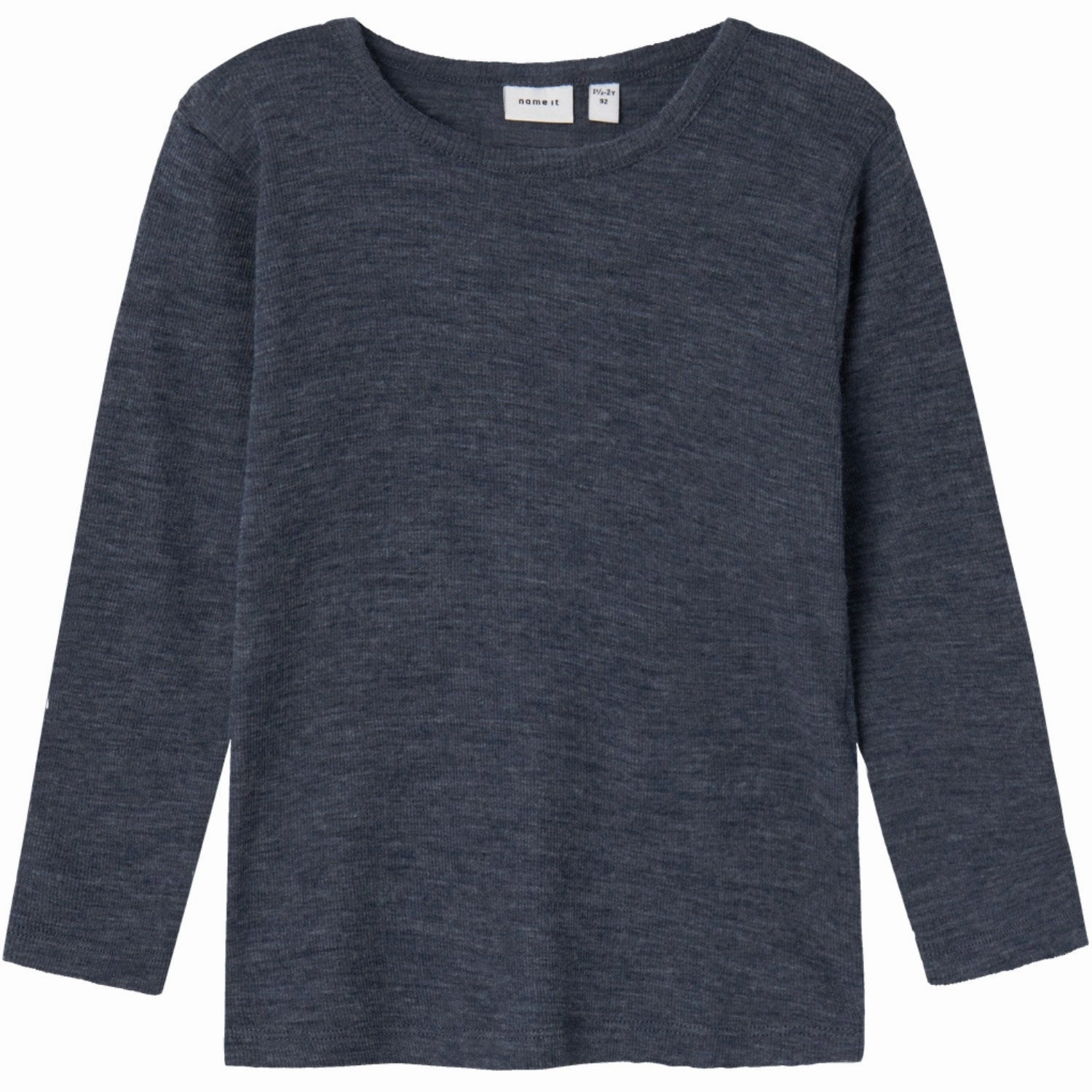 Winter Layering Name It Ombre Blue Wossa Wool/Silk Rib Blouse