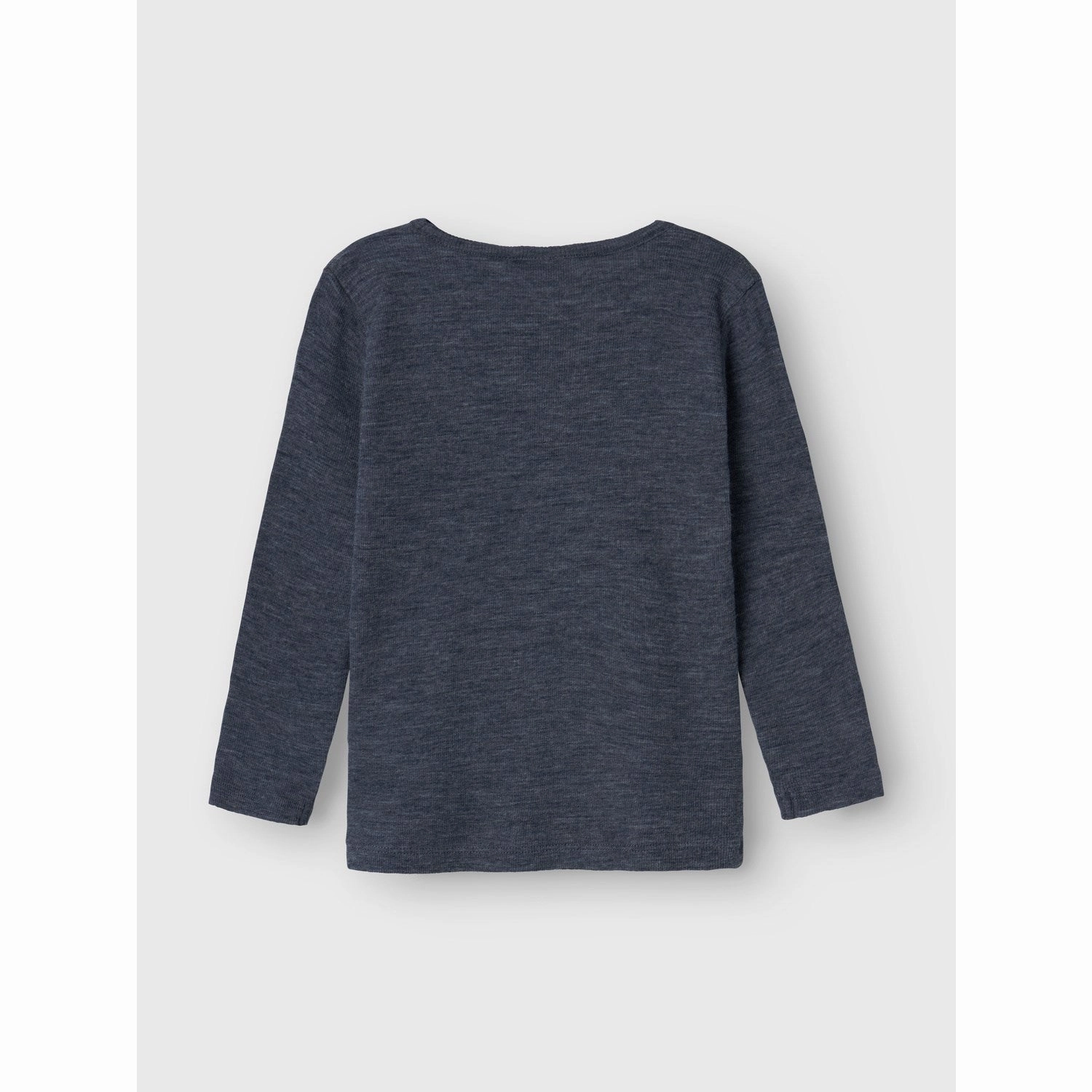 Name It Ombre Blue Wossa Wool/Silk Rib Blouse Thermal Regulation Fabric